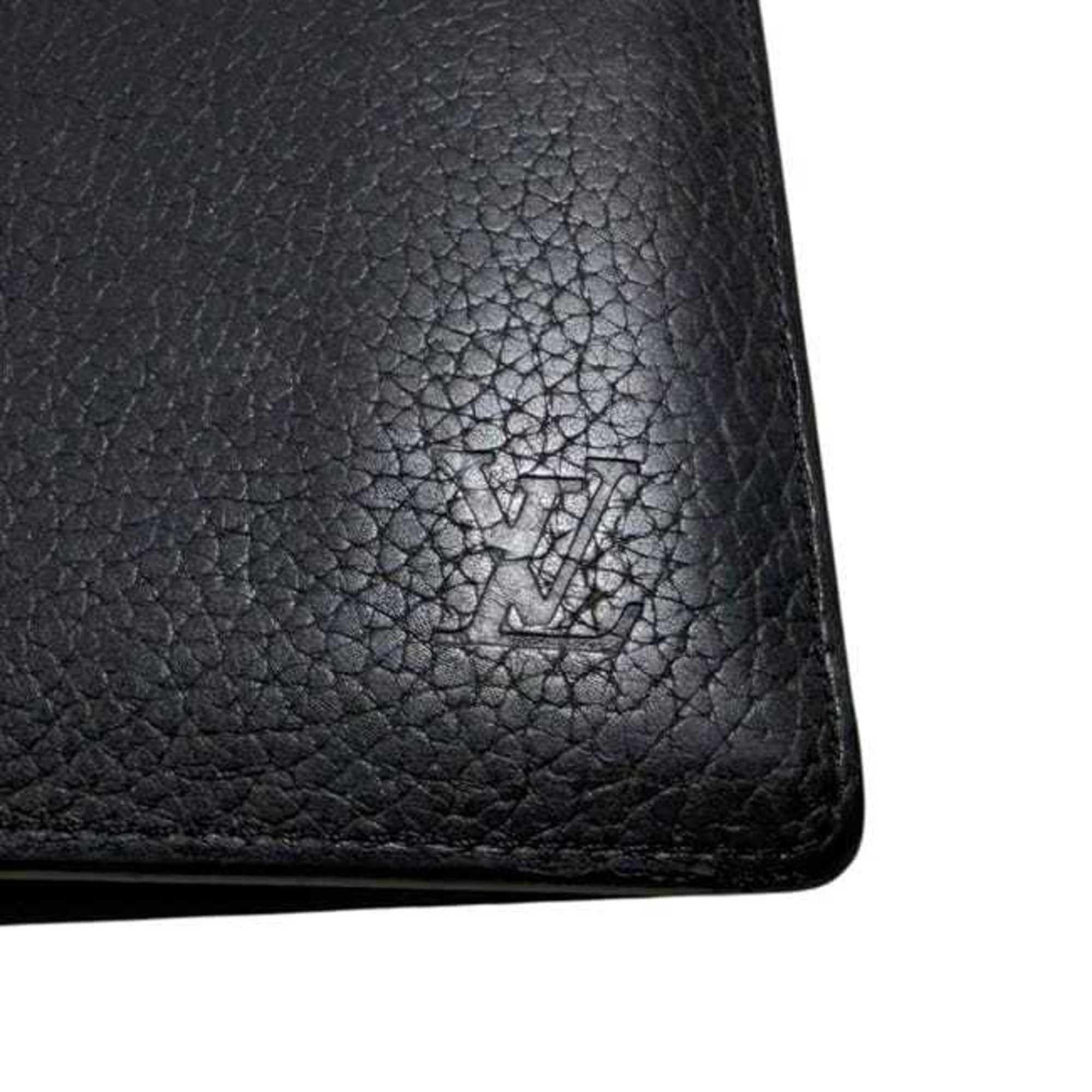 Louis Vuitton Louis Vuitton Bifold Long Wallet Portefeuille Brazza ec-24867 Black Noir M58818 Taurillon Leather SP4129 LOUIS VUITTON Men's and Women's Size ONE SIZE - 8 Thumbnail