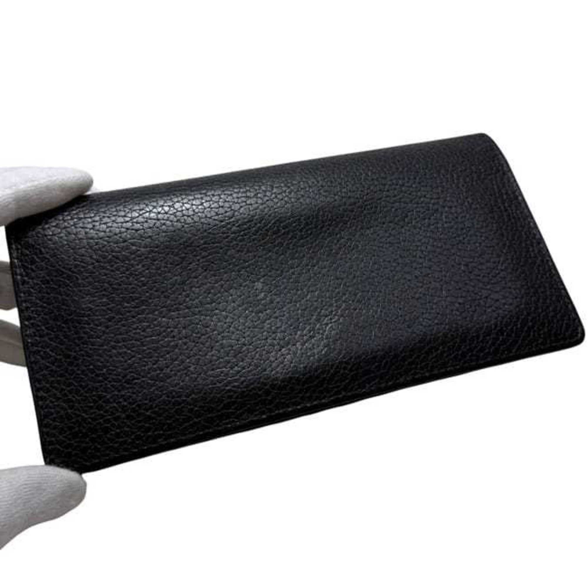 Louis Vuitton Louis Vuitton Bifold Long Wallet Portefeuille Brazza ec-24867 Black Noir M58818 Taurillon Leather SP4129 LOUIS VUITTON Men's and Women's Size ONE SIZE - 11 Thumbnail