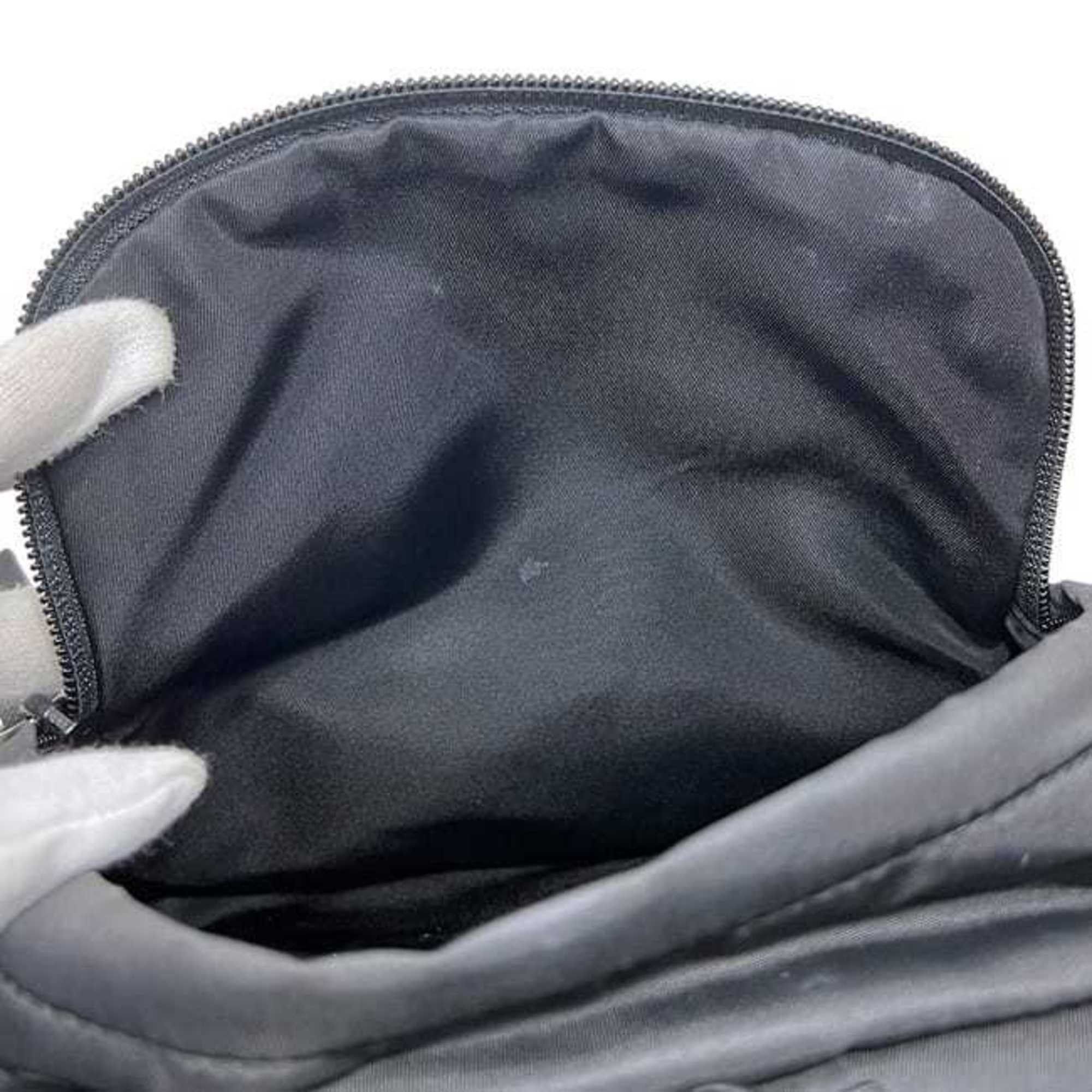 Prada Prada Backpack ec-24859 Black NERO 2VZ135 Quilted Nylon Leather 165 PRADA Flap D-Ring Stitching Rucksack Men's Women's Size ONE SIZE - 5 Thumbnail