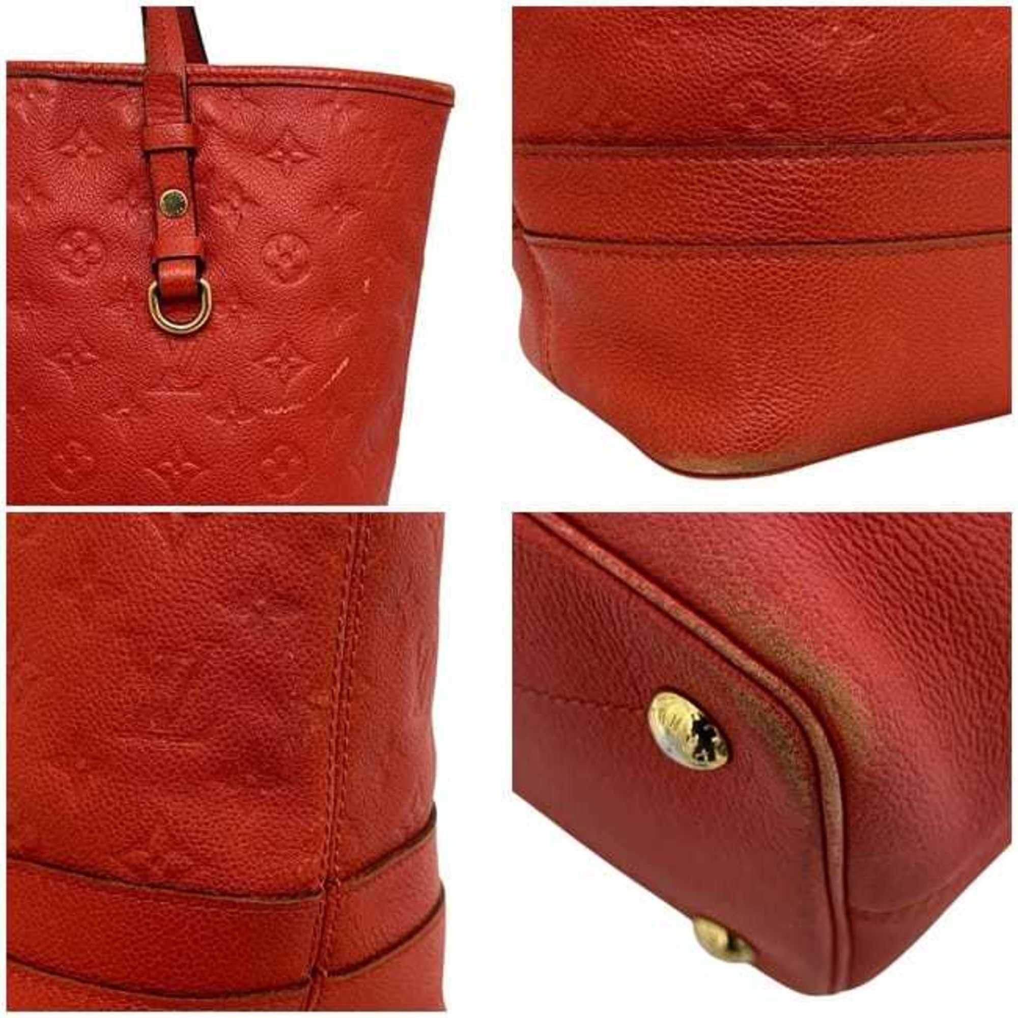 Louis Vuitton Louis Vuitton Citadines PM Tote Bag f-24861 Red Oriane Monogram Empreinte M40556 Leather VI4131 LOUIS VUITTON Embossed Size ONE SIZE - 5 Thumbnail