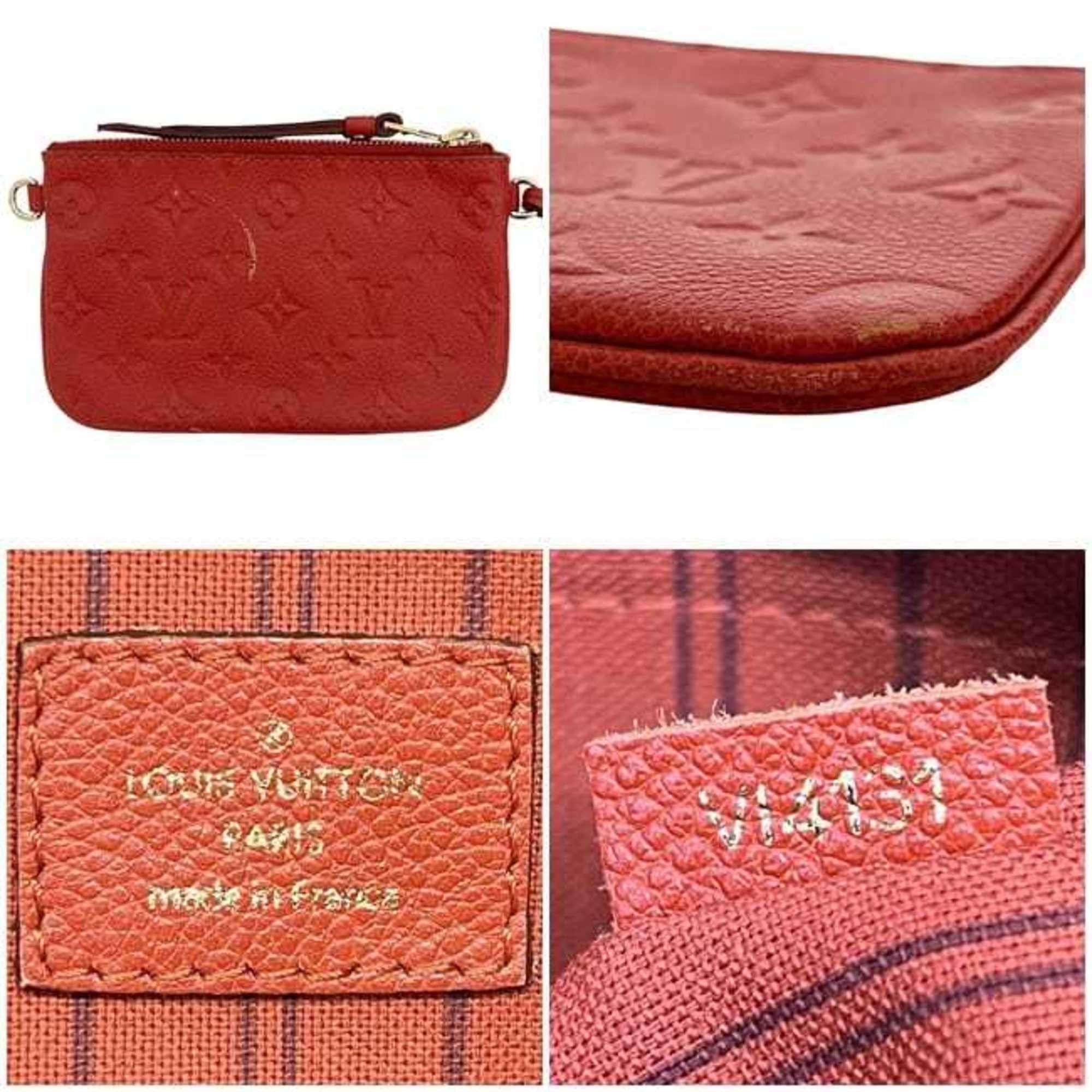 Louis Vuitton Louis Vuitton Citadines PM Tote Bag f-24861 Red Oriane Monogram Empreinte M40556 Leather VI4131 LOUIS VUITTON Embossed Size ONE SIZE - 10 Thumbnail