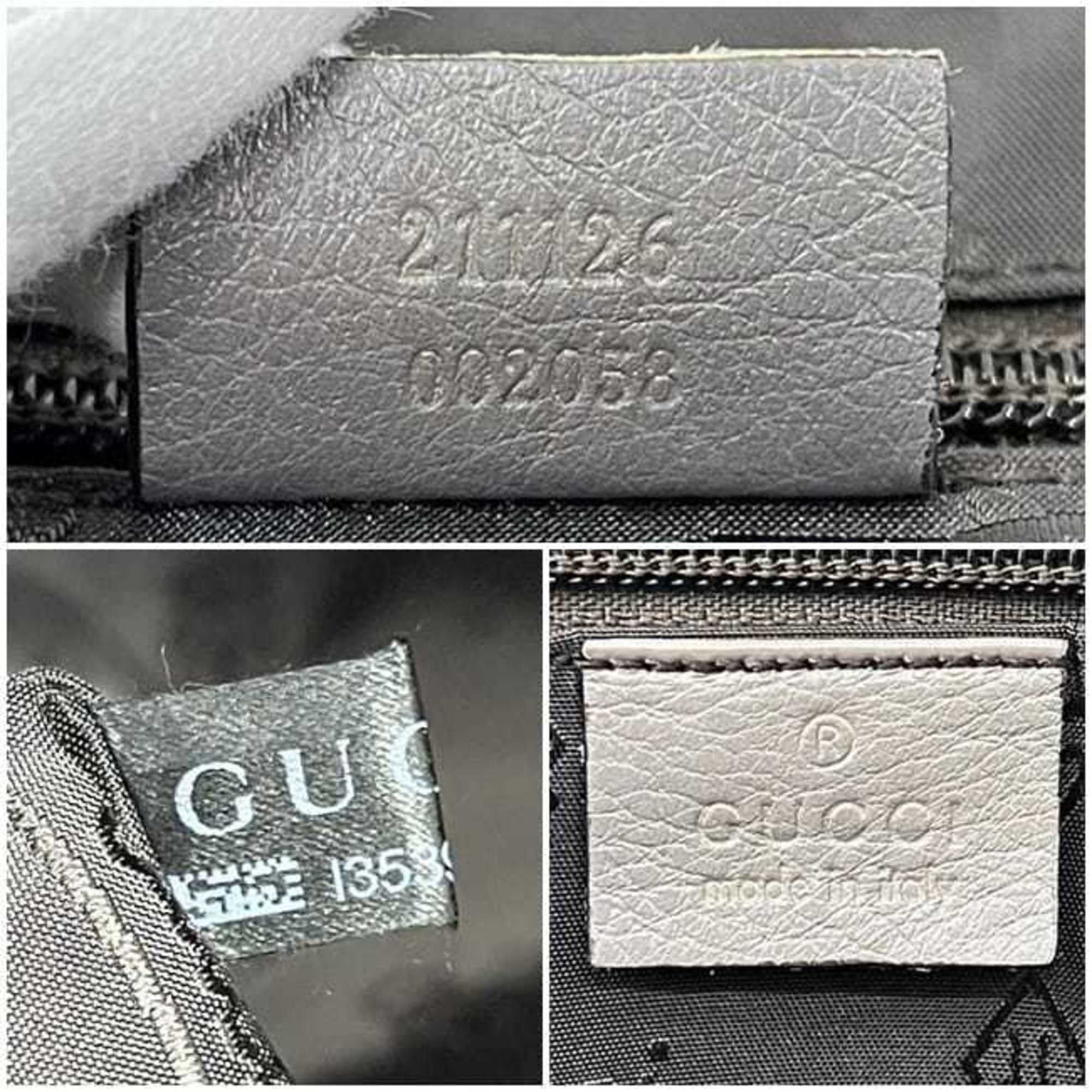 Gucci Gucci Tote Bag ec-24749 Gray Hysteria 211126 Leather 002058 GUCCI Men's and Women's Large Embossed Size ONE SIZE - 4 Thumbnail