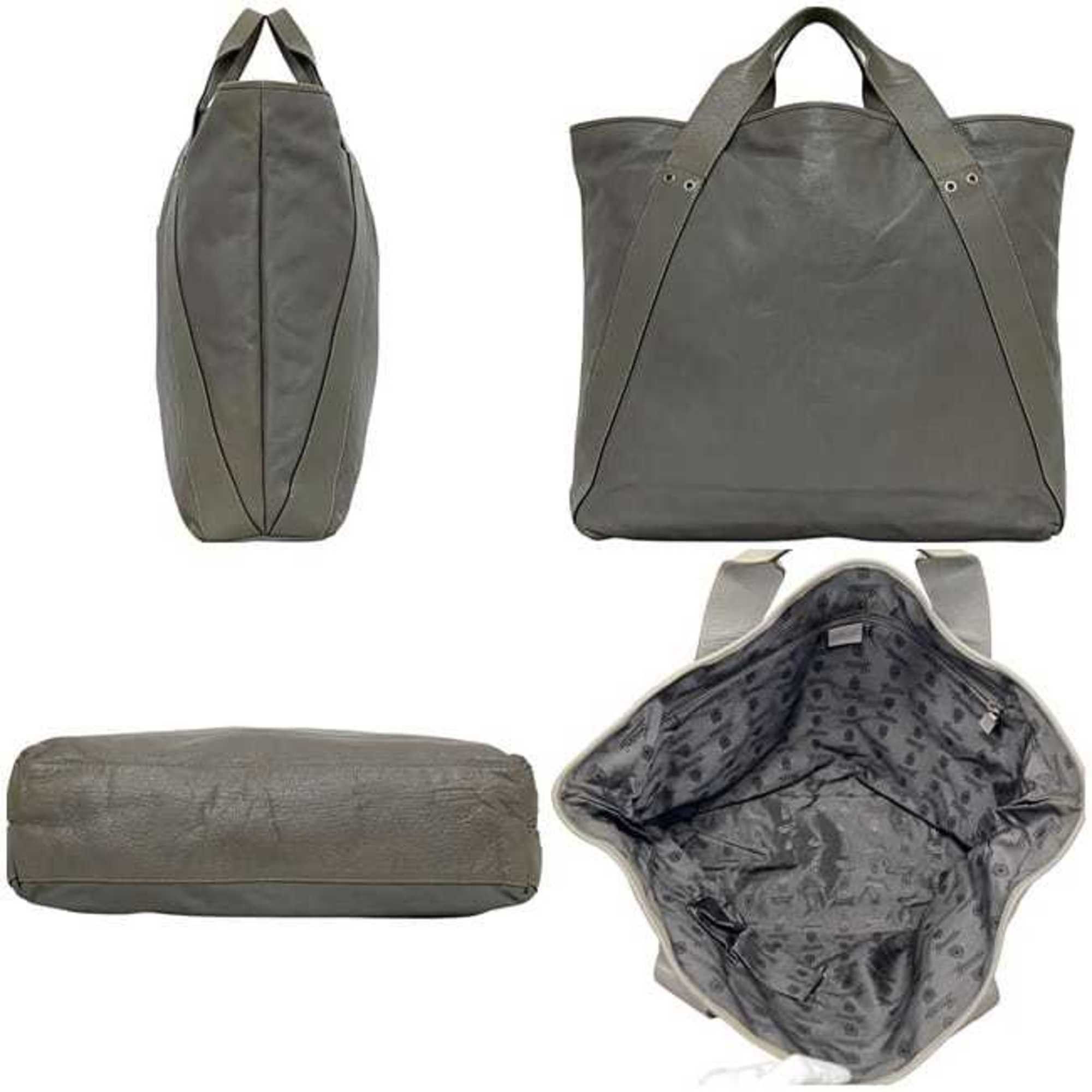 Gucci Gucci Tote Bag ec-24749 Gray Hysteria 211126 Leather 002058 GUCCI Men's and Women's Large Embossed Size ONE SIZE - 3 Thumbnail