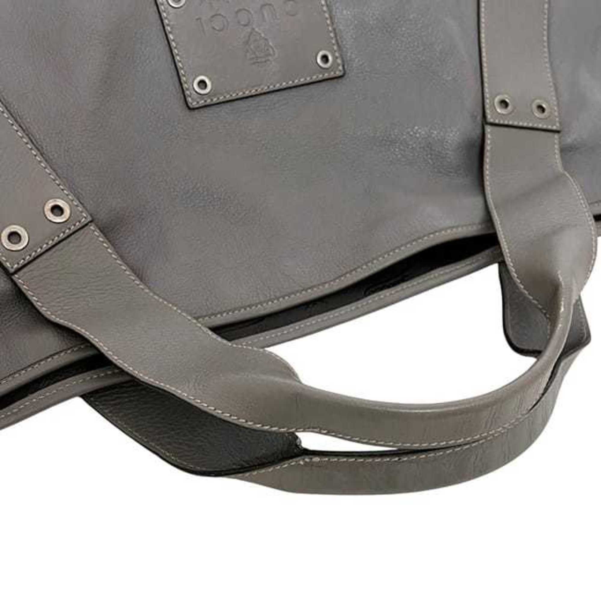 Gucci Gucci Tote Bag ec-24749 Gray Hysteria 211126 Leather 002058 GUCCI Men's and Women's Large Embossed Size ONE SIZE - 9 Thumbnail