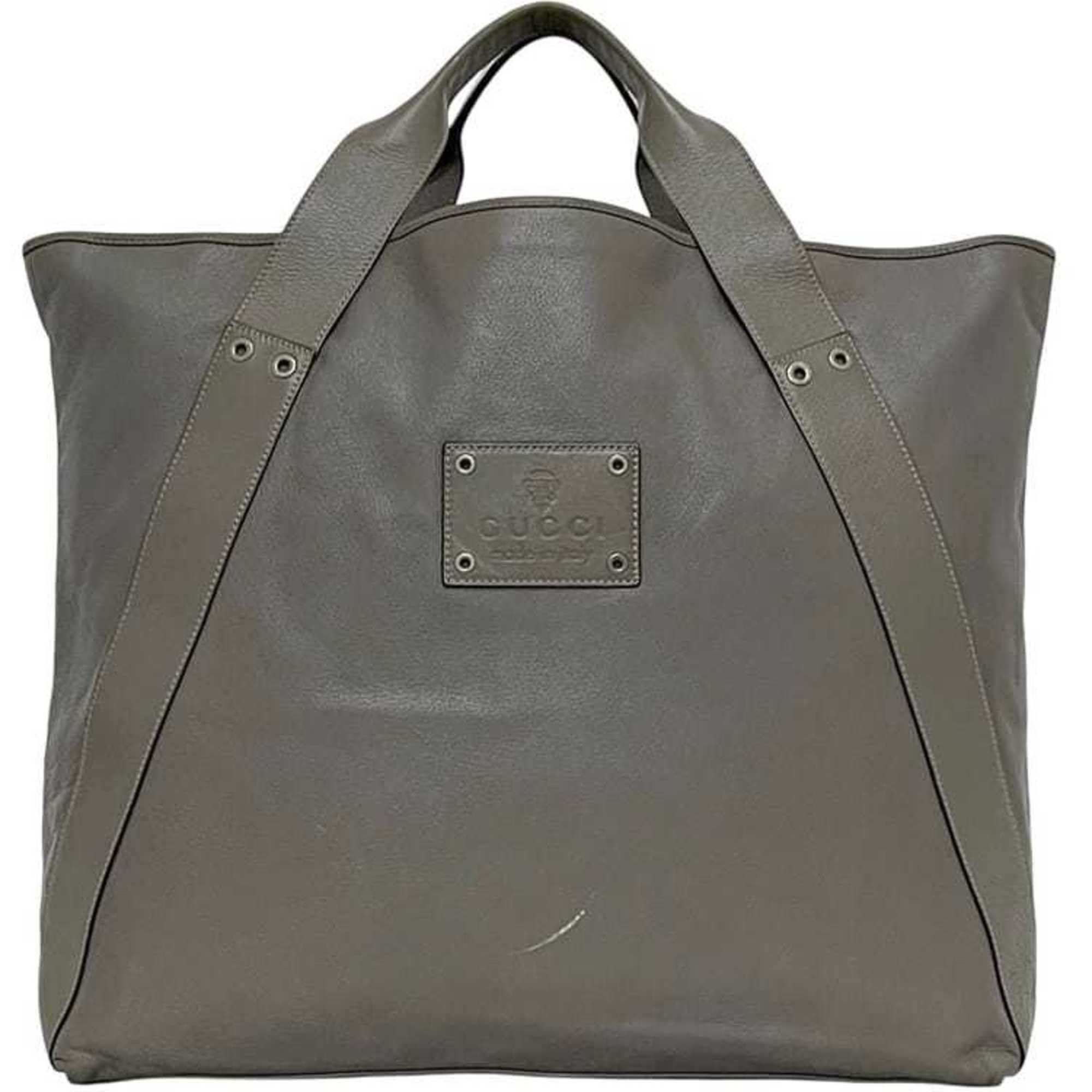 Gucci Gucci Tote Bag ec-24749 Gray Hysteria 211126 Leather 002058 GUCCI Men's and Women's Large Embossed Size ONE SIZE - 2 Thumbnail