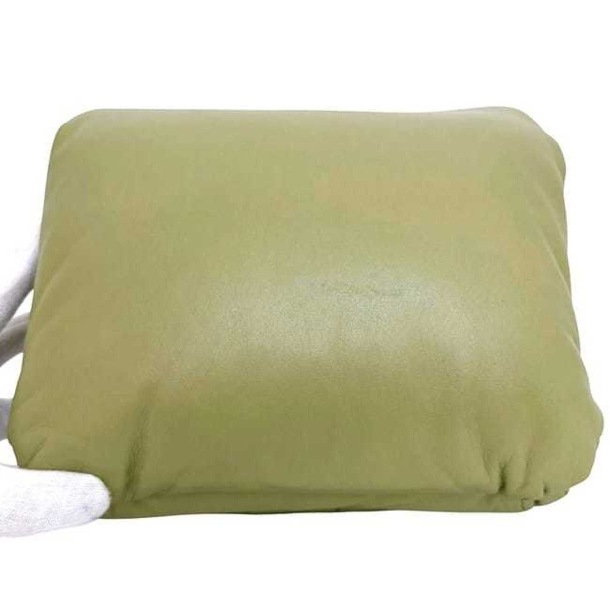 Loewe Loewe Puffer Goya Shoulder Bag f-24854 Khaki Green Anagram AP40P41X01 Leather Lambskin 062229 Chain Yellow-Green Flap Size ONE SIZE - 5 Thumbnail