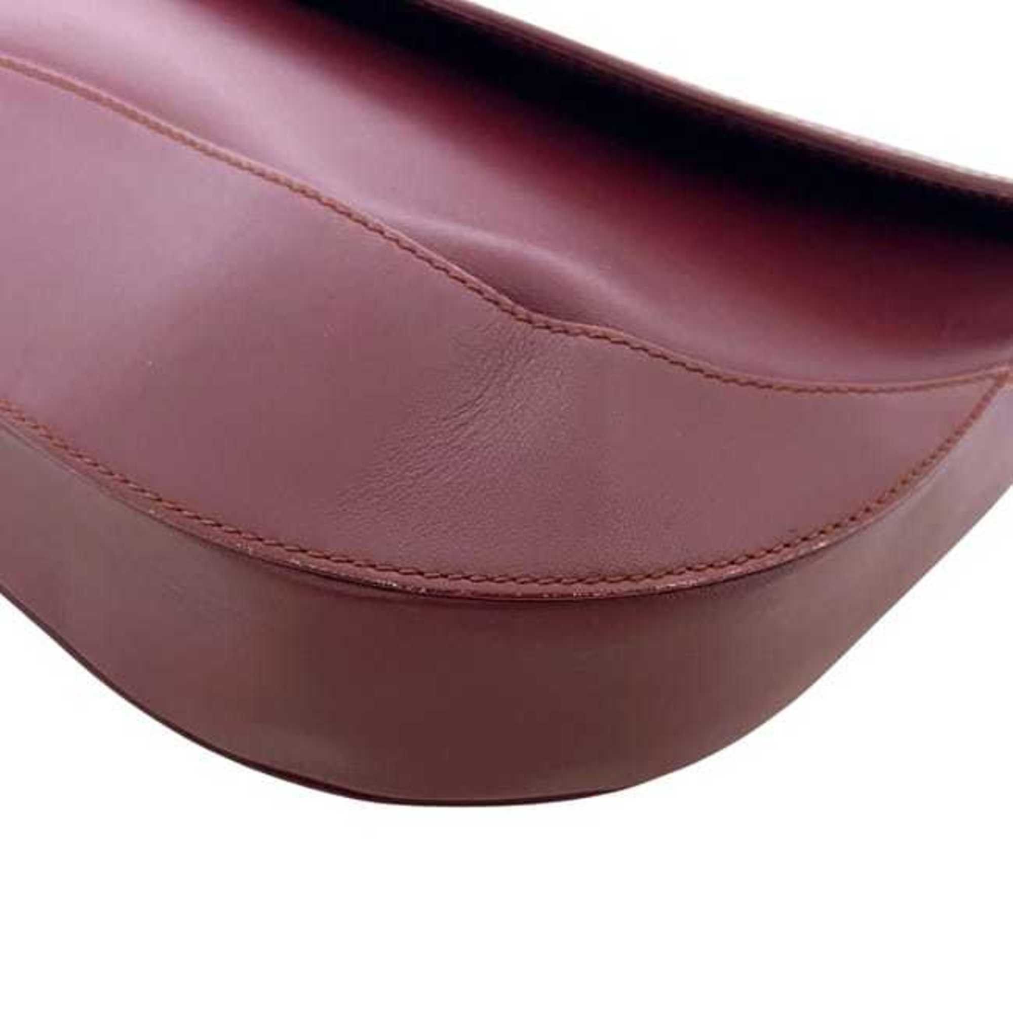 Cartier Cartier Clutch Bag ec-24755 Bordeaux Must Leather Handbag Second Calf Red Wine Women's Men's Size ONE SIZE - 4 Thumbnail