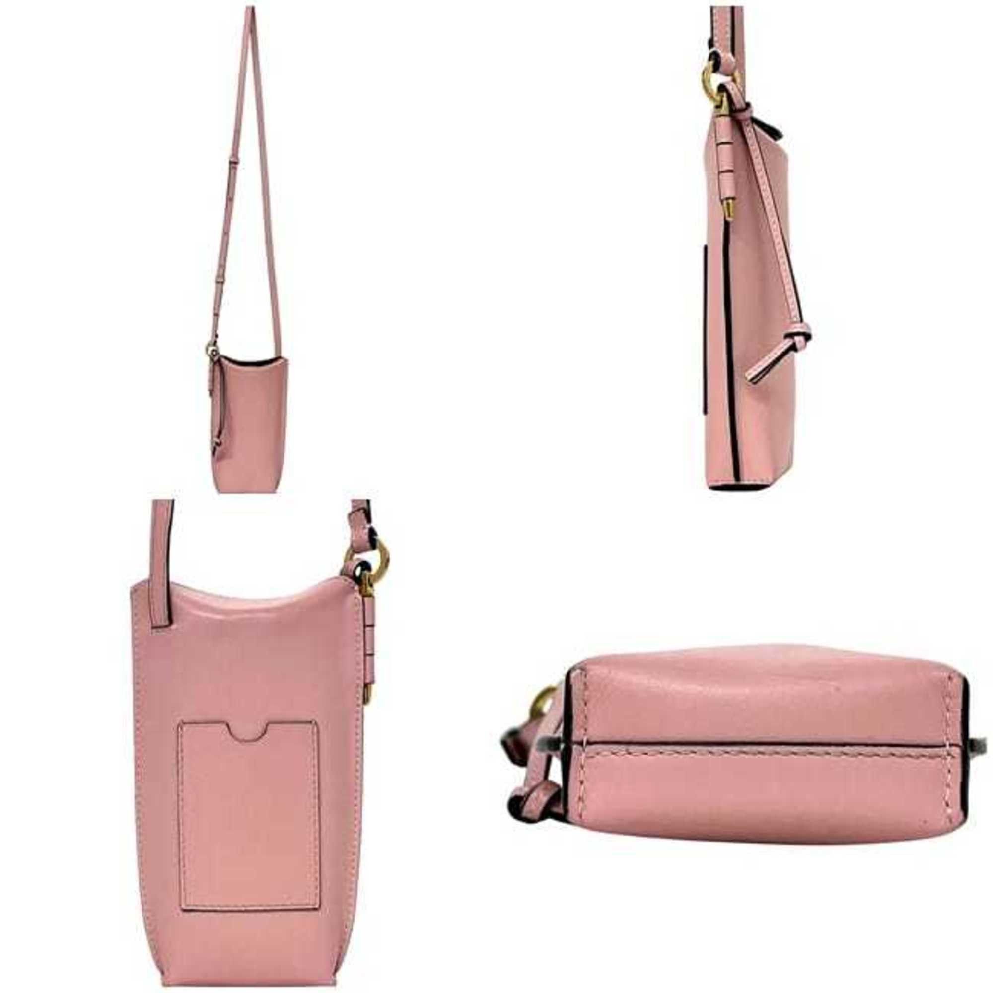Loewe LOEWE Gate Bag, Phone Shoulder ec-24819, Pink, 109.30.Z42, Crossbody Leather, 651917, Women's, Genuine Marked. Size ONE SIZE - 3 Thumbnail