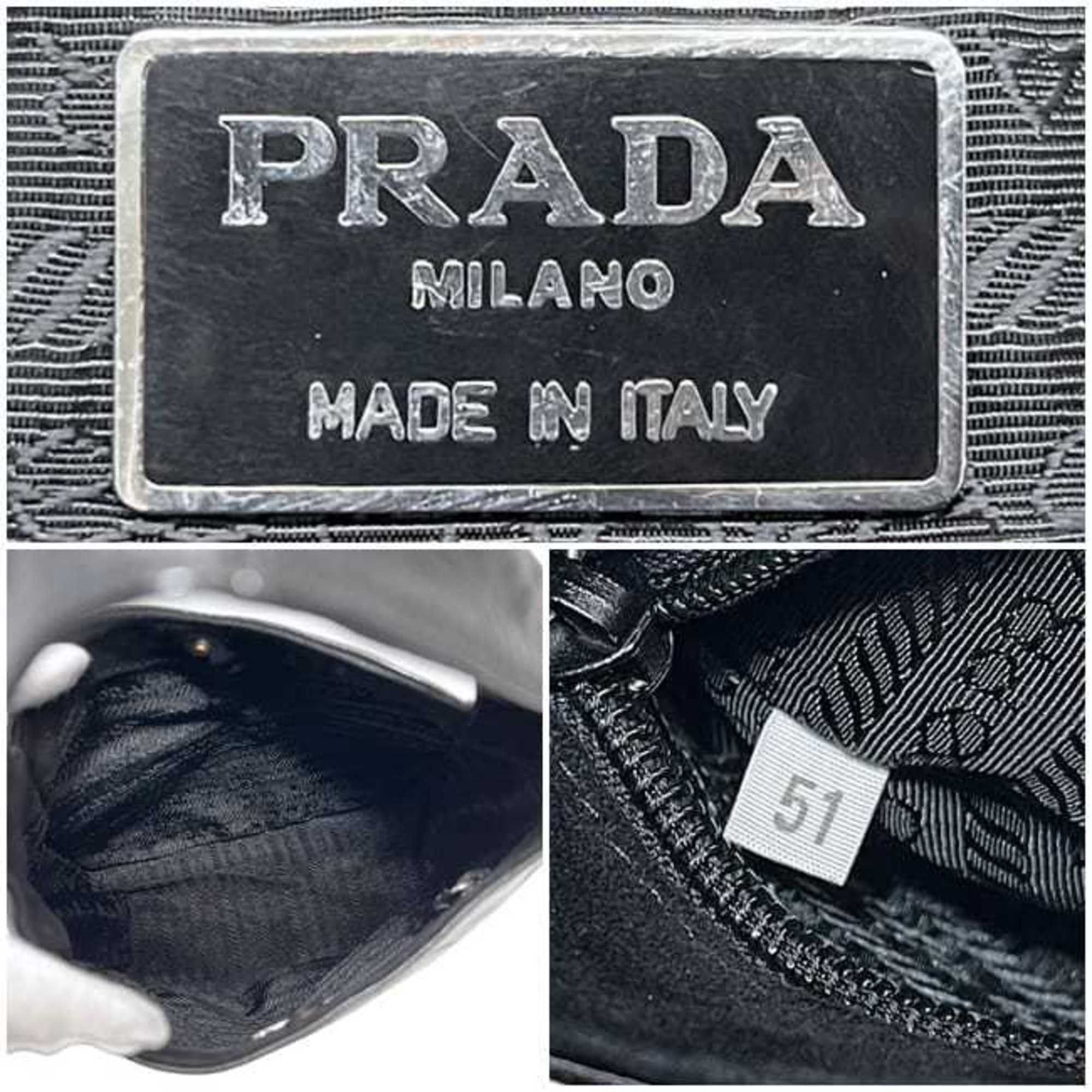 Prada Prada handbag ec-24825 black NERO VERNI CE SPORT B6026 patent 51 PRADA tote bag in coated leather with side panels Size ONE SIZE - 7 Thumbnail