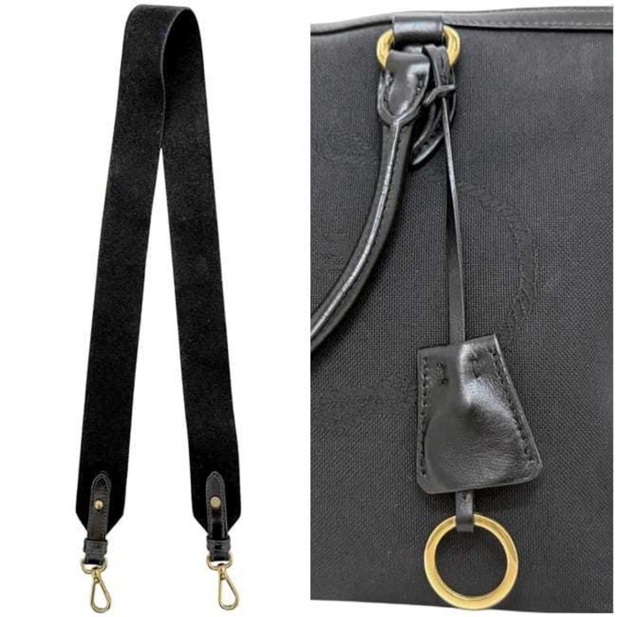 Prada Prada 2-way bag f-24800 Black NERO 1BA579 Jacquard canvas and leather 197/B PRADA shoulder bag, tote crossbody black, women's, embroidered Size ONE SIZE - 11 Thumbnail