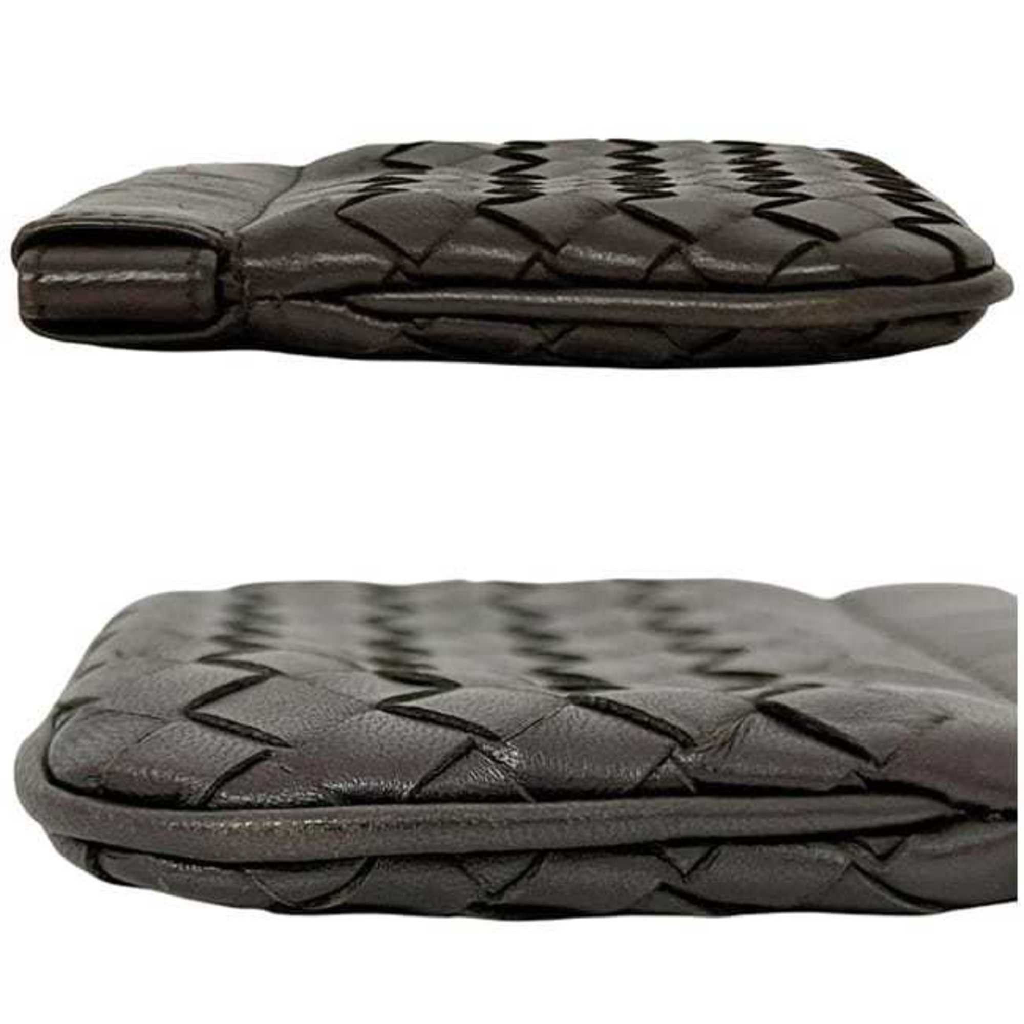 Bottega Veneta Bottega Veneta Coin Case ec-24814 Brown Intrecciato 189987 Leather Purse V 0013 2040 EPEV 2063 B BOTTEGA VENETA Pouch Mini Wallet Compact Size ONE SIZE - 5 Thumbnail