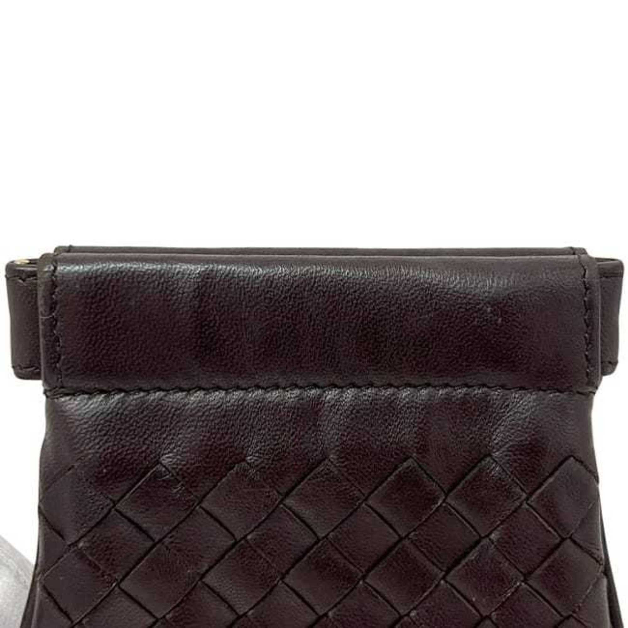 Bottega Veneta Bottega Veneta Coin Case ec-24814 Brown Intrecciato 189987 Leather Purse V 0013 2040 EPEV 2063 B BOTTEGA VENETA Pouch Mini Wallet Compact Size ONE SIZE - 9 Thumbnail