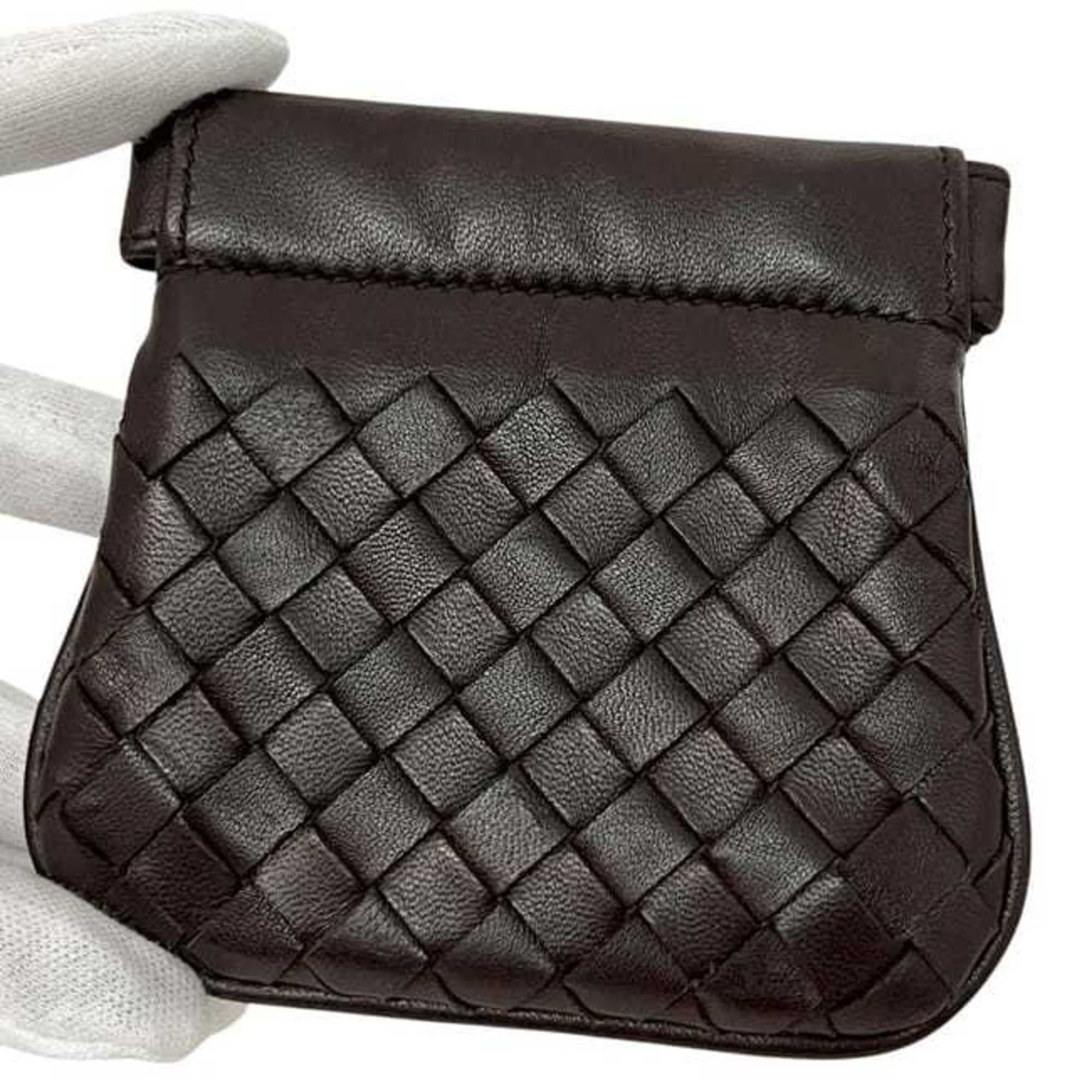 Bottega Veneta Bottega Veneta Coin Case ec-24814 Brown Intrecciato 189987 Leather Purse V 0013 2040 EPEV 2063 B BOTTEGA VENETA Pouch Mini Wallet Compact Size ONE SIZE - 11 Thumbnail