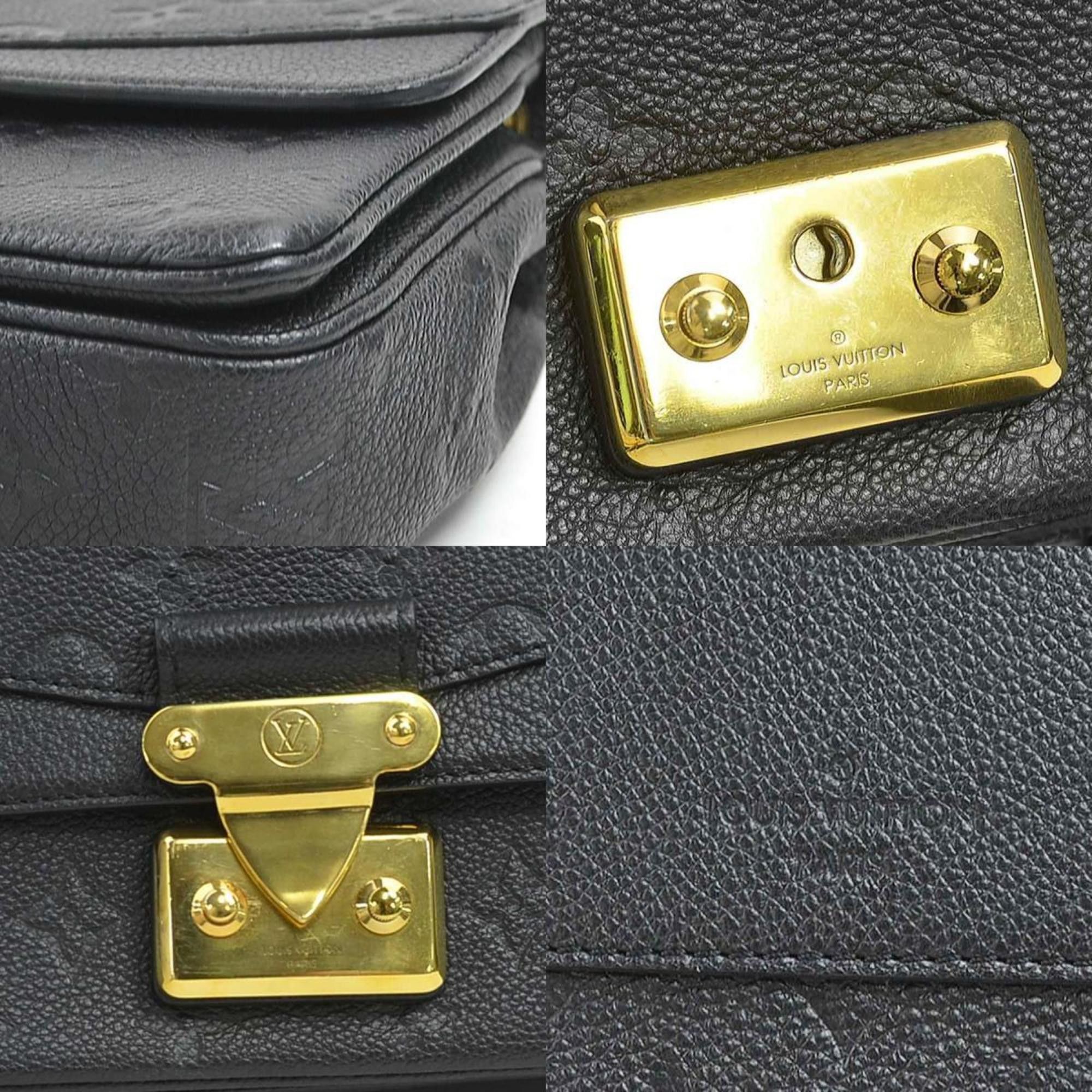 Louis Vuitton Louis Vuitton Monogram Empreinte Marceau Shoulder Bag in Noir, Women's, M46200, 90211k Size ONE SIZE - 4 Thumbnail