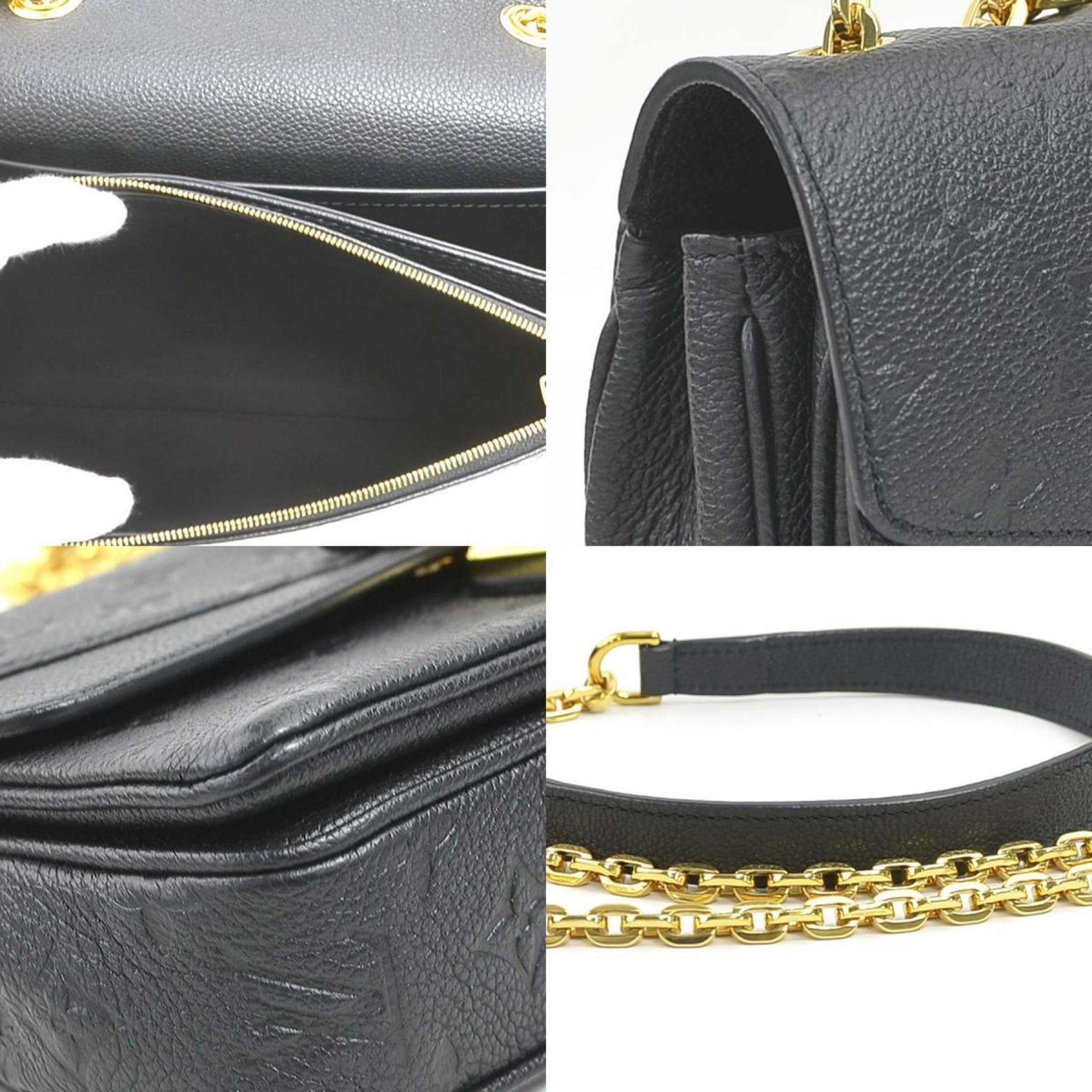 Louis Vuitton Louis Vuitton Monogram Empreinte Marceau Shoulder Bag in Noir, Women's, M46200, 90211k Size ONE SIZE - 3 Thumbnail