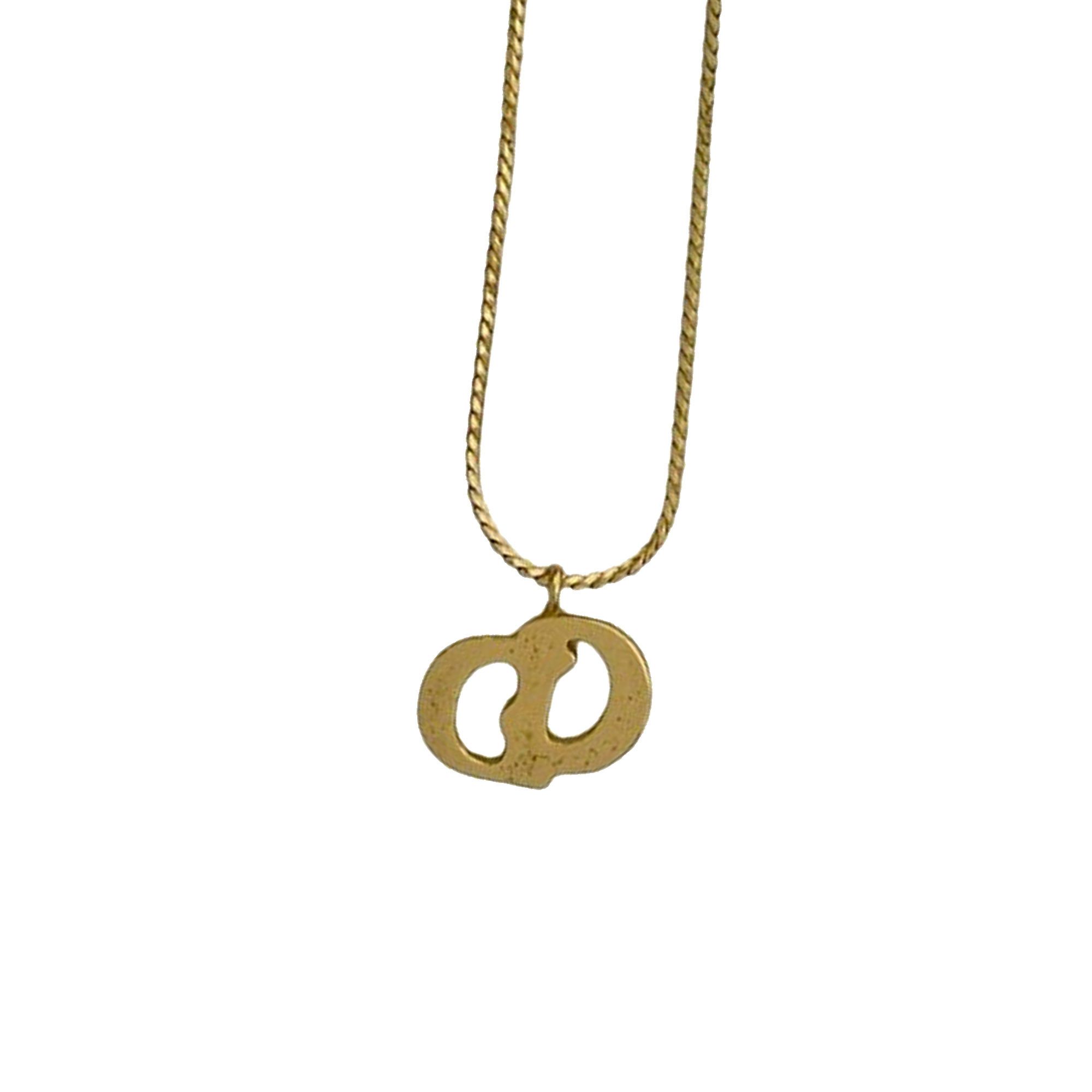 Dior Dior Gold Plated CD Logo Pendant Necklace Size ONE SIZE - 7 Thumbnail