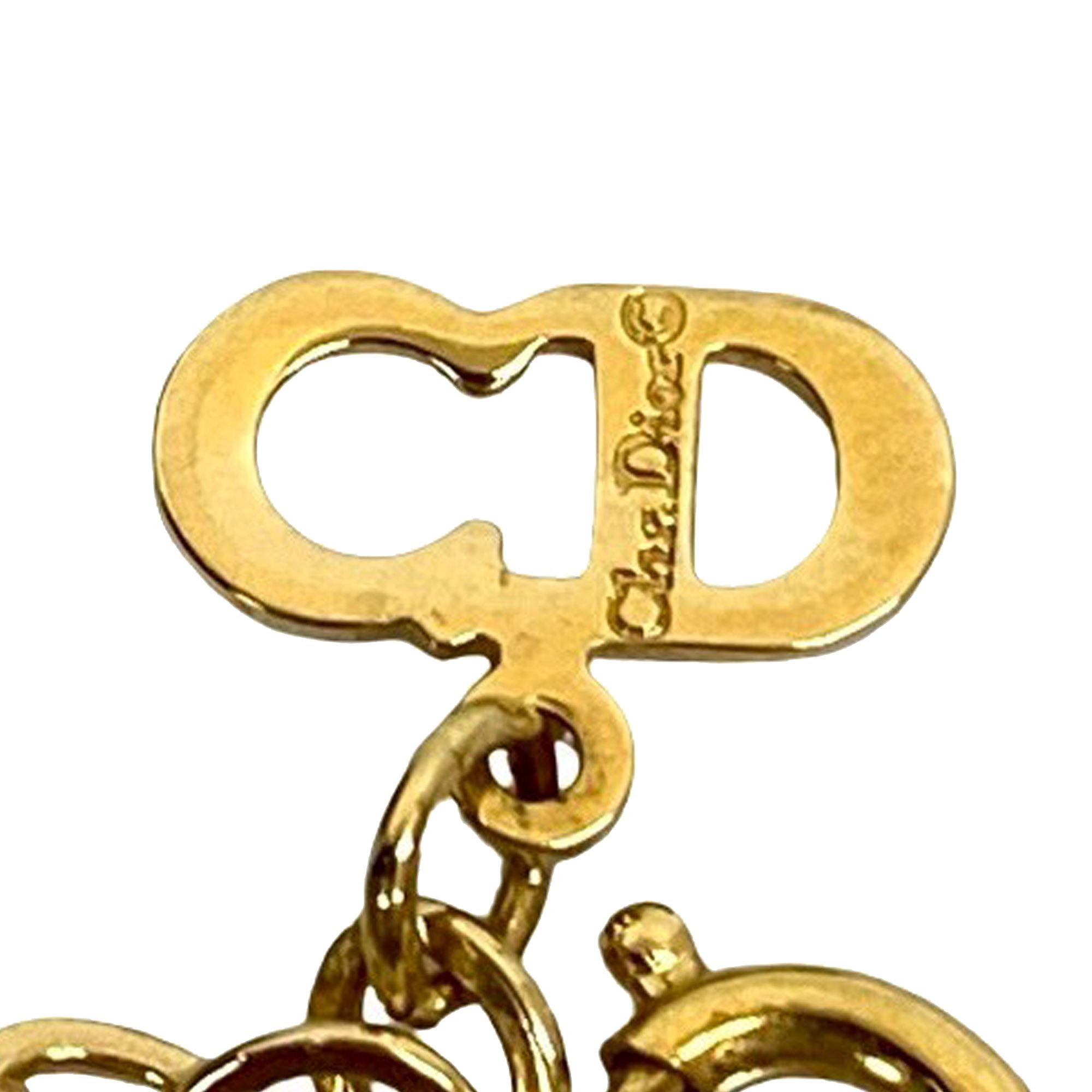 Dior Dior Gold Plated CD Logo Pendant Necklace Size ONE SIZE - 3 Thumbnail