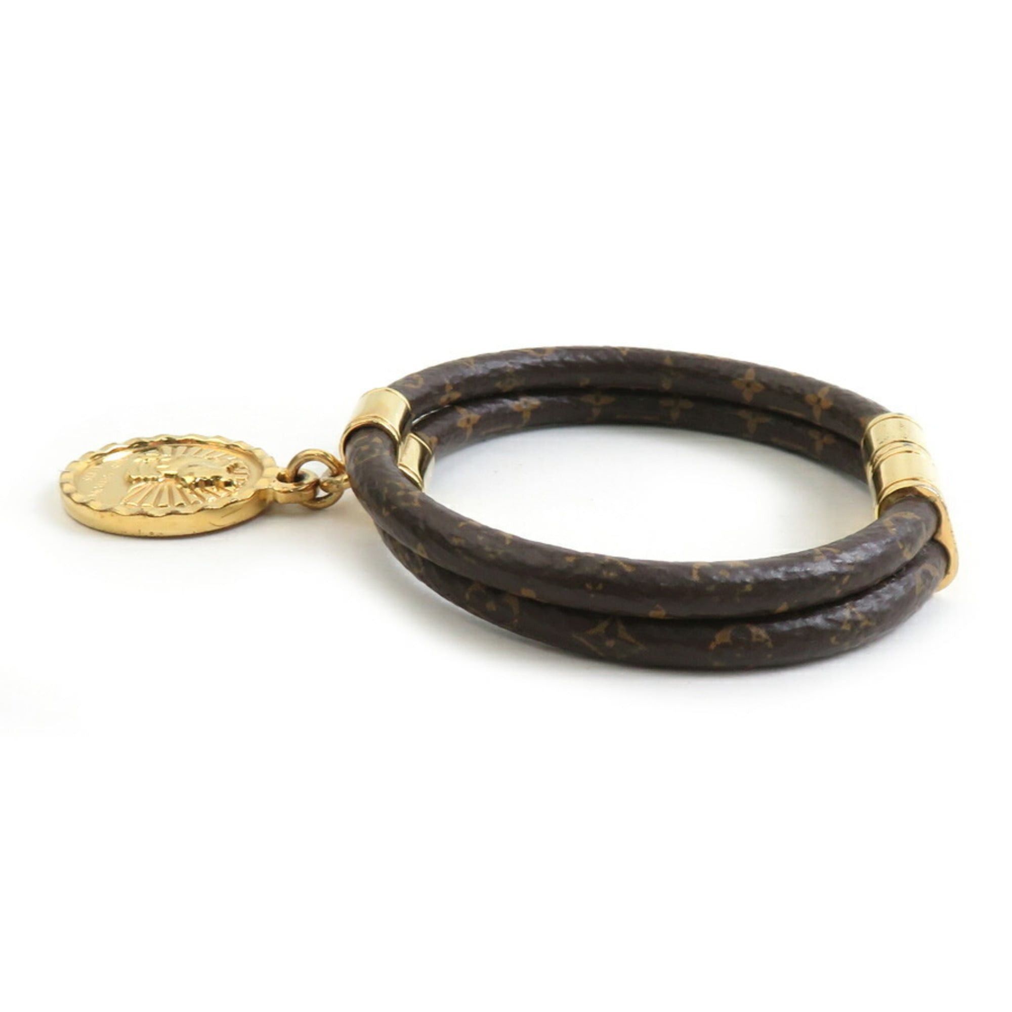 Louis Vuitton Louis Vuitton Monogram Rodeo Bracelet in Brown Canvas for Women (h31785i) Size ONE SIZE - 4 Thumbnail