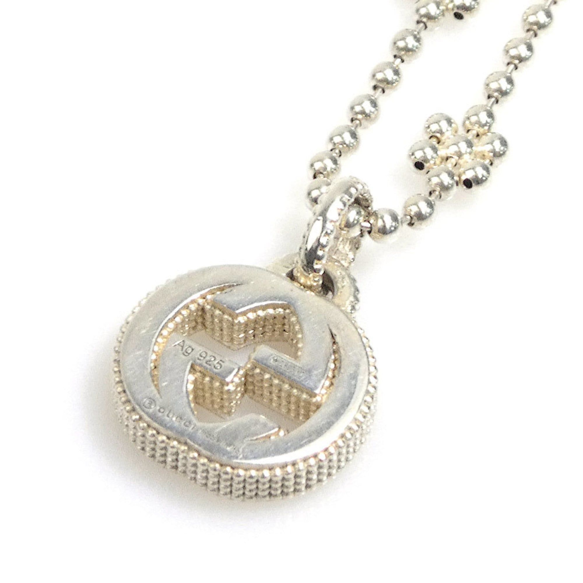 Gucci Gucci Interlocking G Necklace in 925 Sterling Silver for Women e61170a Size ONE SIZE - 3 Thumbnail