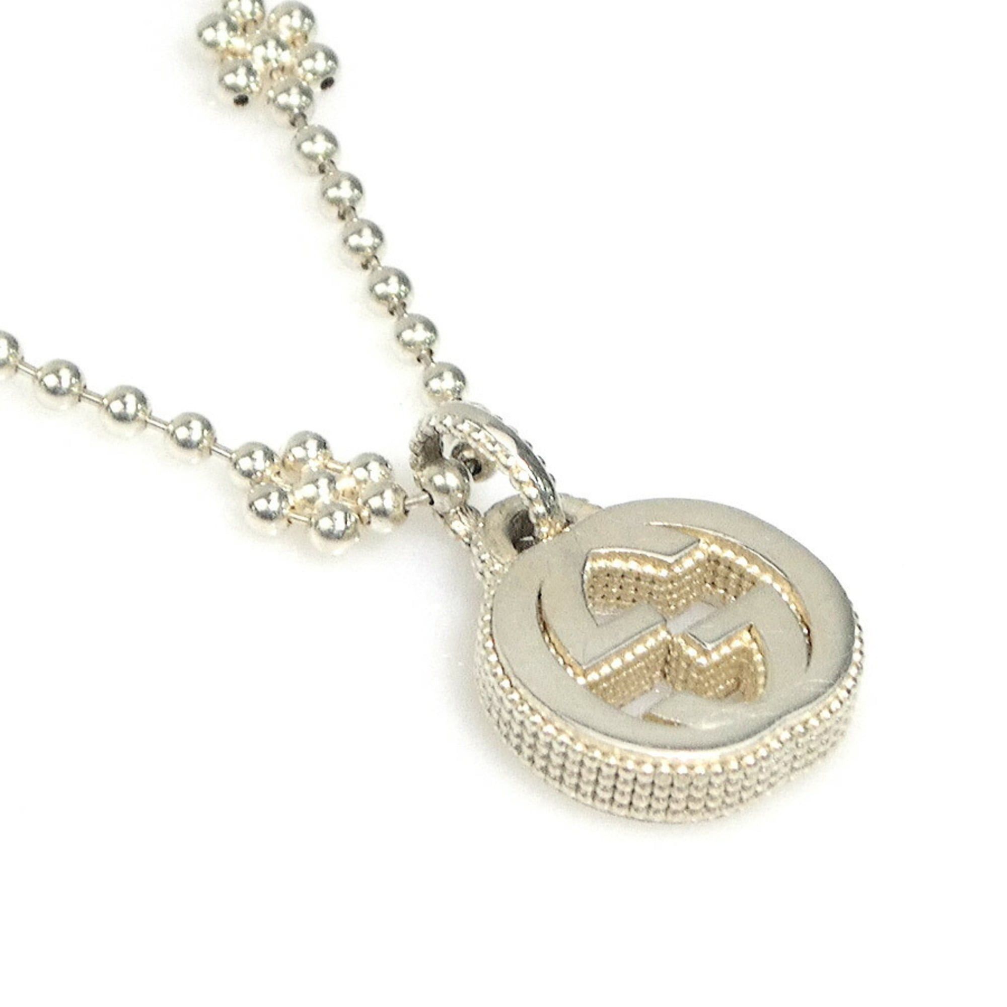 Gucci Gucci Interlocking G Necklace in 925 Sterling Silver for Women e61170a Size ONE SIZE - 2 Thumbnail