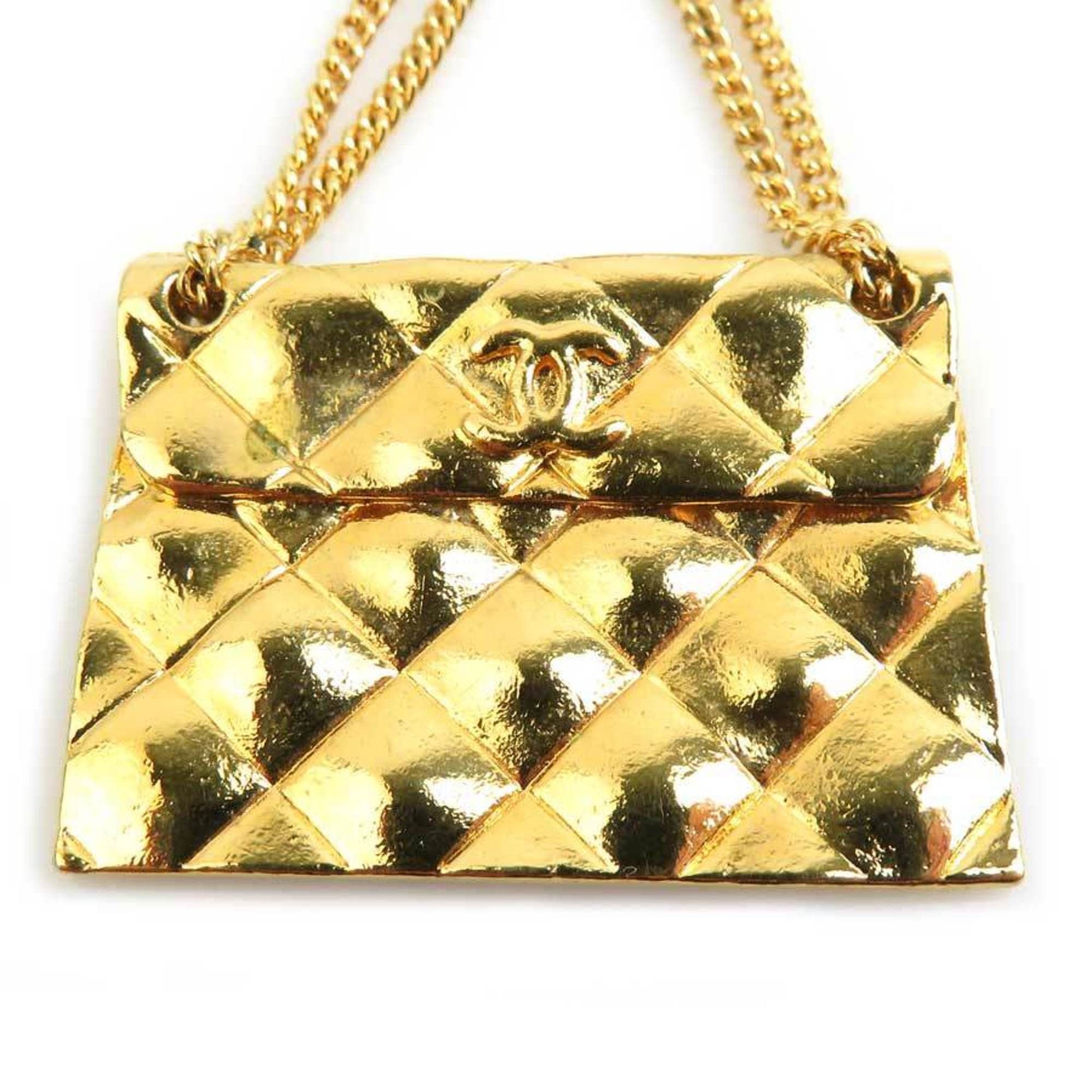 Chanel CHANEL Coco Mark Bag Motif Metal Gold Brooch for Women e61202i Size ONE SIZE - 3 Thumbnail