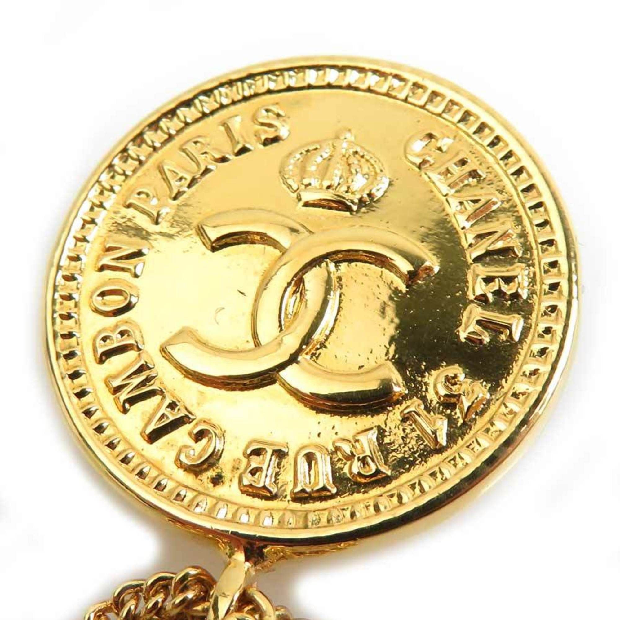 Chanel CHANEL Coco Mark Bag Motif Metal Gold Brooch for Women e61202i Size ONE SIZE - 2 Thumbnail