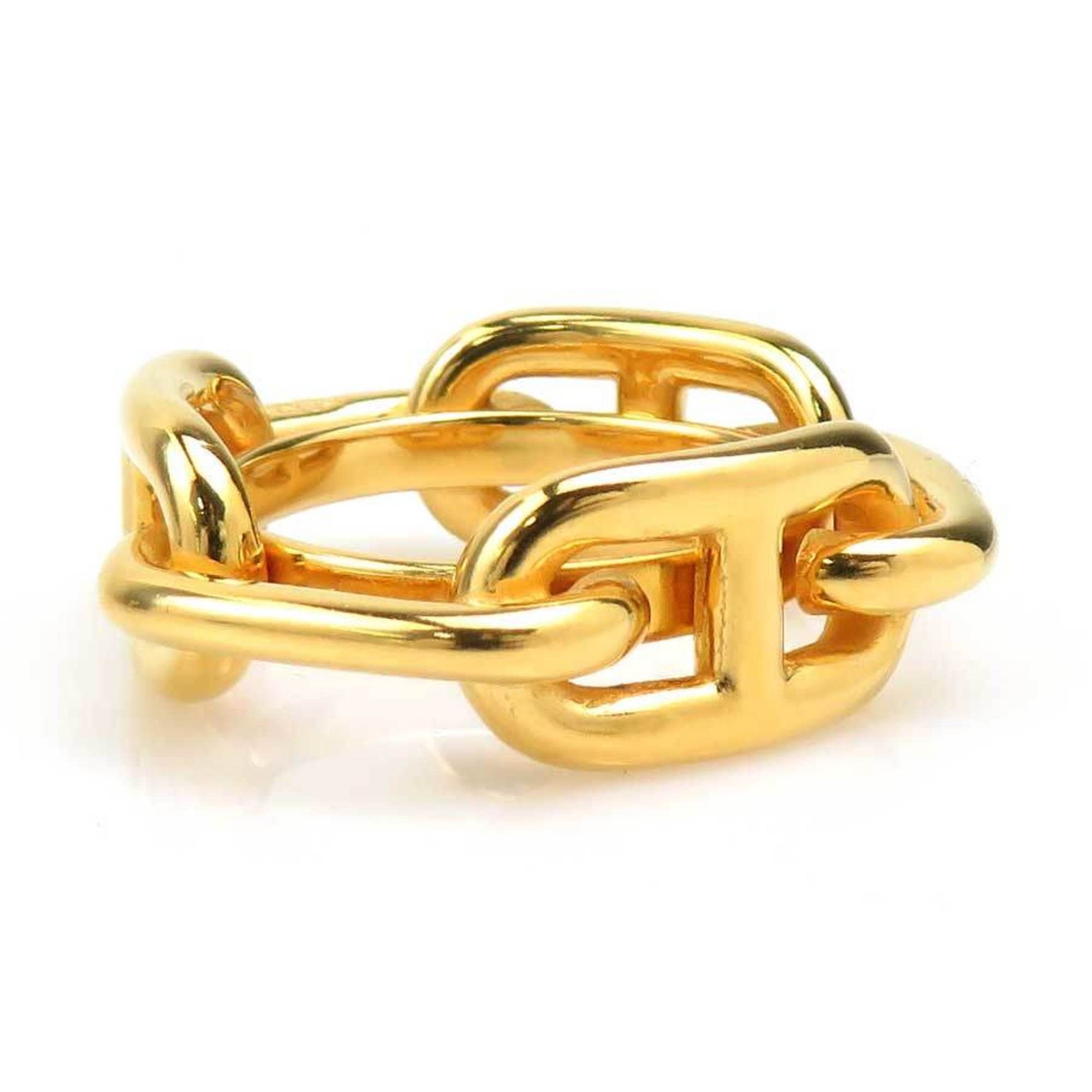 Hermes Hermes Chaine d'Ancre scarf and ring in metal gold for women (e61225a) Size ONE SIZE - 2 Thumbnail