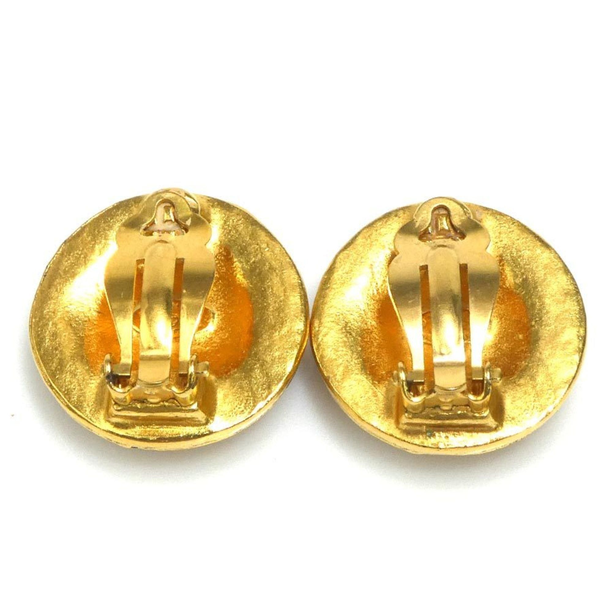 Chanel CHANEL Coco Mark Metal Gold Earrings for Women e61203a Size ONE SIZE - 4 Thumbnail