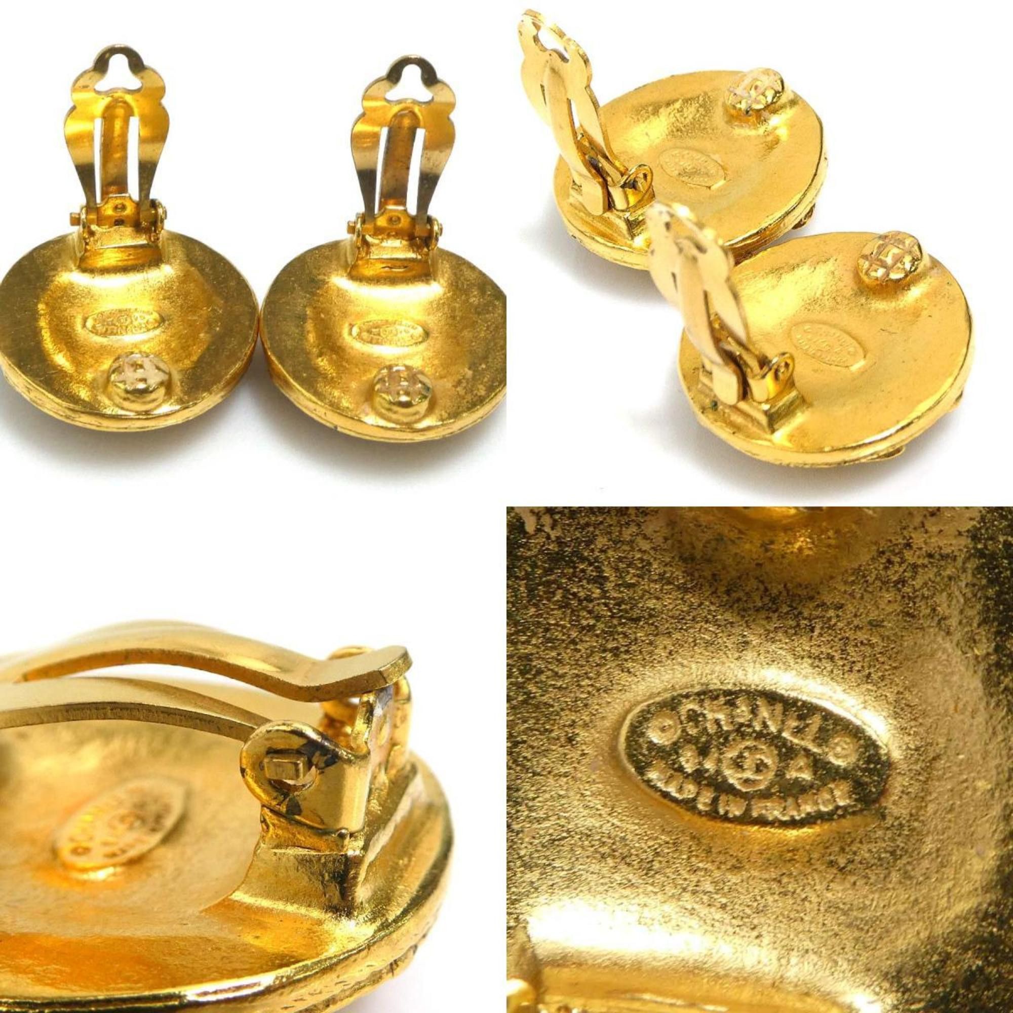 Chanel CHANEL Coco Mark Metal Gold Earrings for Women e61203a Size ONE SIZE - 5 Thumbnail