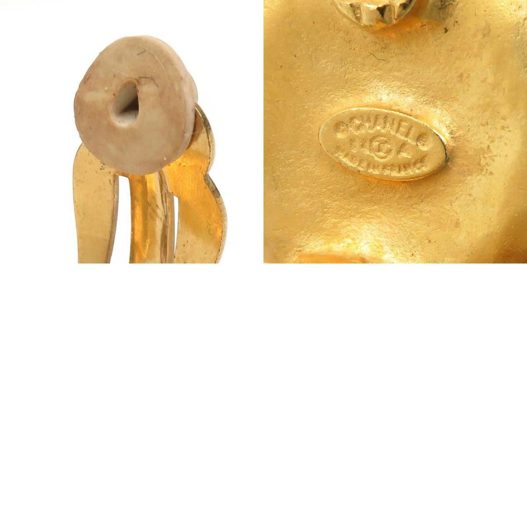 Chanel CHANEL Coco Mark Metal Gold Earrings for Women e61164i Size ONE SIZE - 5 Thumbnail