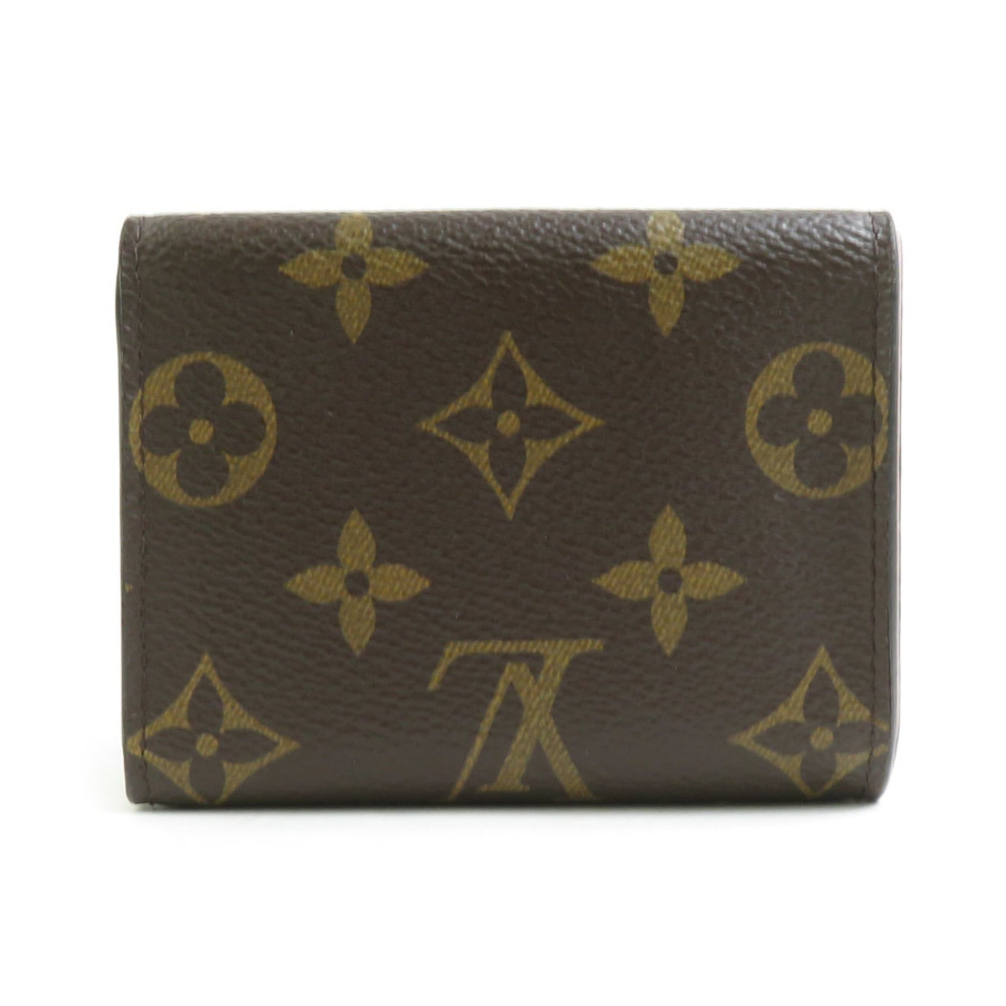 Louis Vuitton Louis Vuitton Monogram Celeste Tri-fold Wallet, Compact, Canvas, Brown/Pink Gold, Women's, M81665 e61157i Size ONE SIZE - 2 Thumbnail