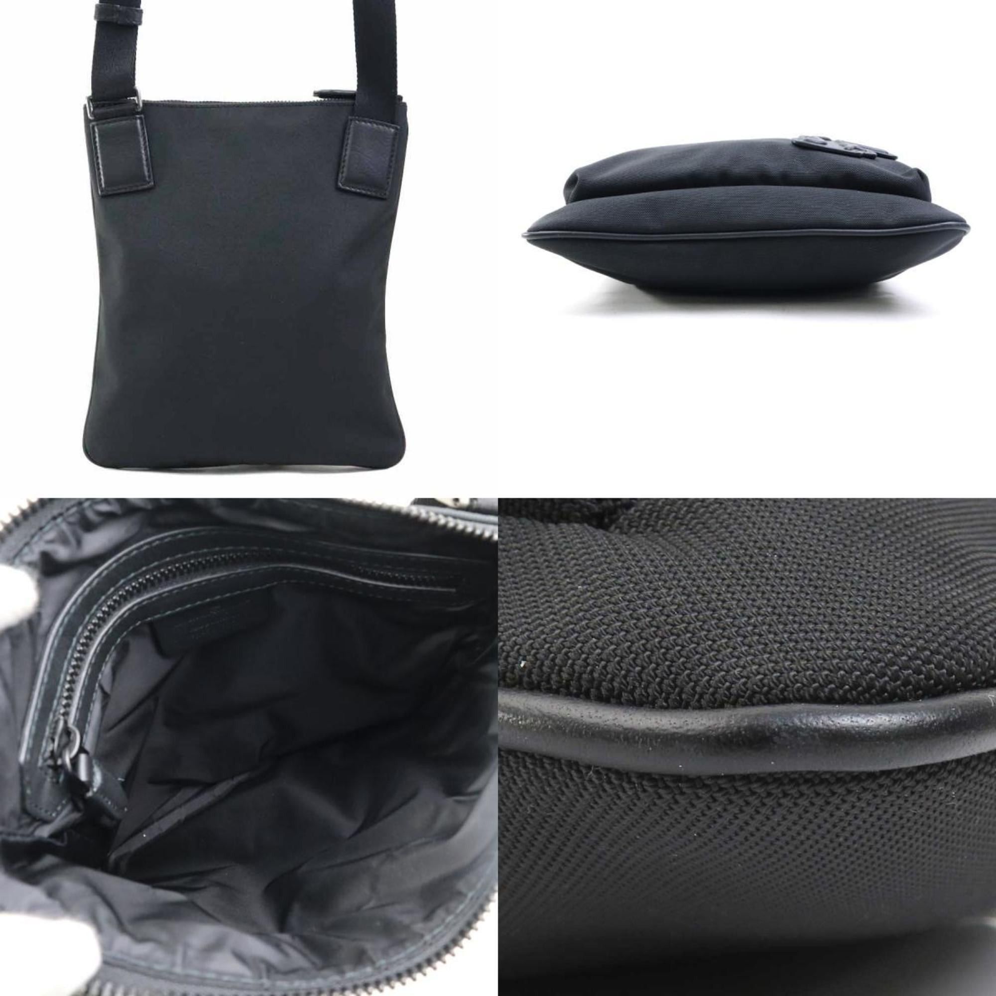 Salvatore Ferragamo Salvatore Ferragamo Men's Nylon Black Shoulder Bag (H31735N) Size ONE SIZE - 3 Thumbnail