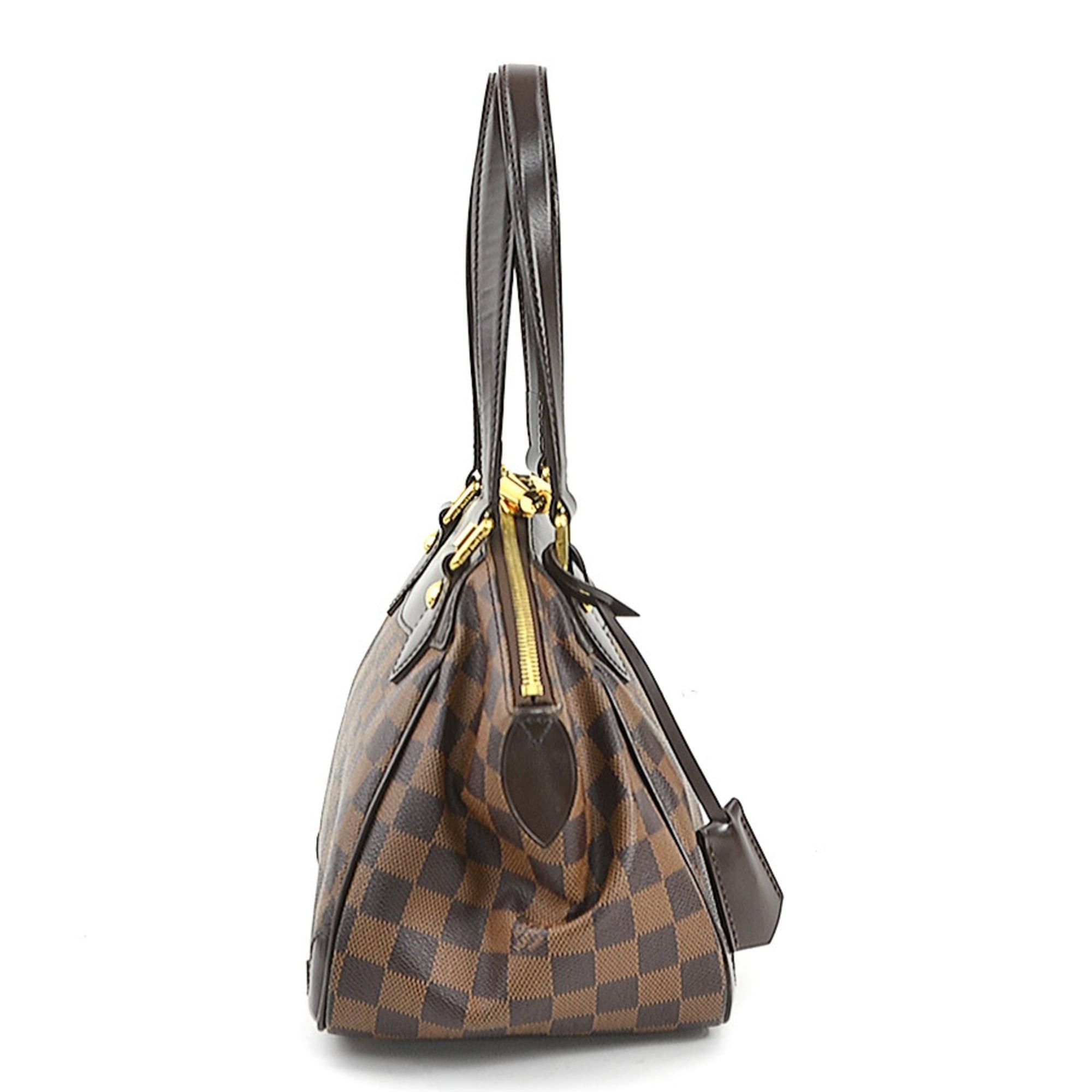 Louis Vuitton Louis Vuitton Damier Verona PM Handbag in Canvas, Brown and Gold, Women's, N41117 e61235a Size ONE SIZE - 2 Thumbnail
