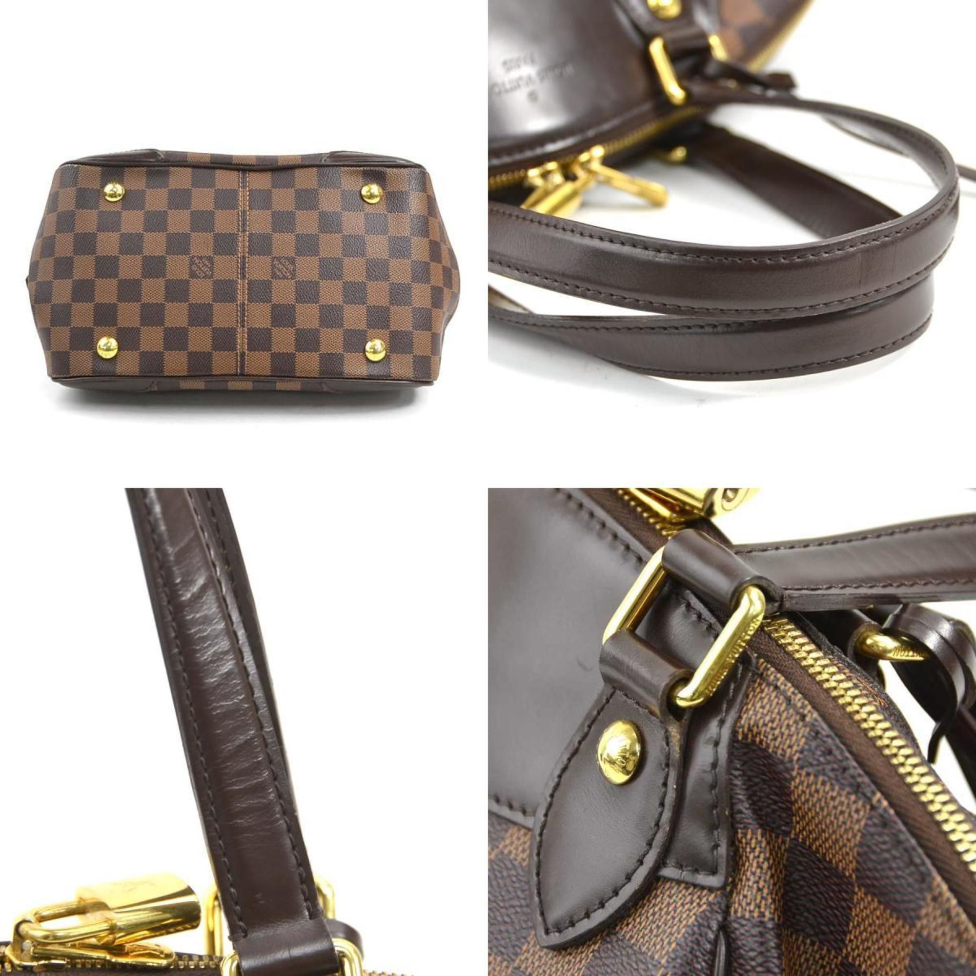 Louis Vuitton Louis Vuitton Damier Verona PM Handbag in Canvas, Brown and Gold, Women's, N41117 e61235a Size ONE SIZE - 4 Thumbnail