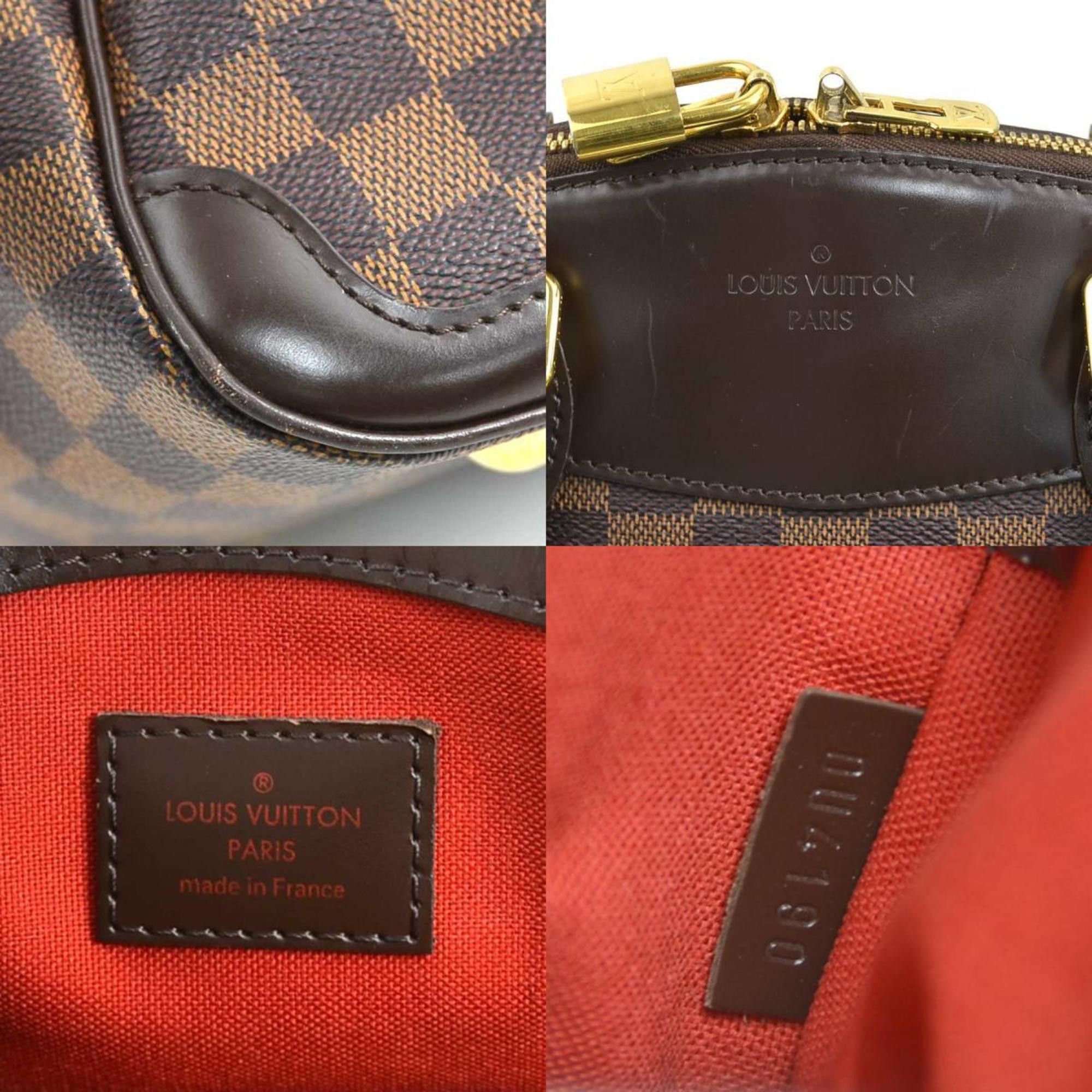 Louis Vuitton Louis Vuitton Damier Verona PM Handbag in Canvas, Brown and Gold, Women's, N41117 e61235a Size ONE SIZE - 5 Thumbnail