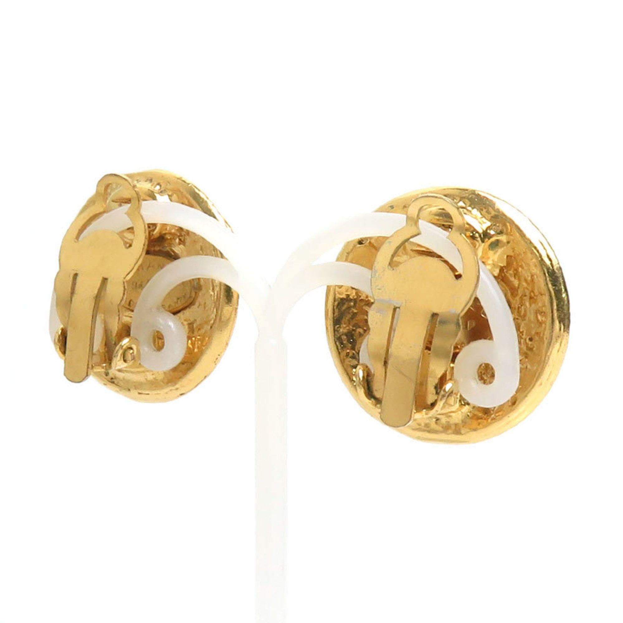 Chanel CHANEL Coco Mark Metal Gold Earrings for Women e61182i Size ONE SIZE - 2 Thumbnail