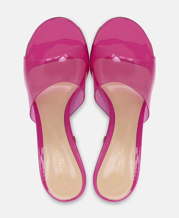 Gianvito Rossi Glass bloom Mules Size US 7 / IT 37 - 3 Thumbnail