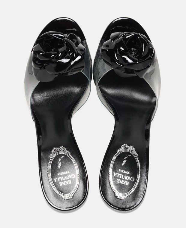 Rene Caovilla FLOWER Mules Size US 7 / IT 37 - 3 Thumbnail