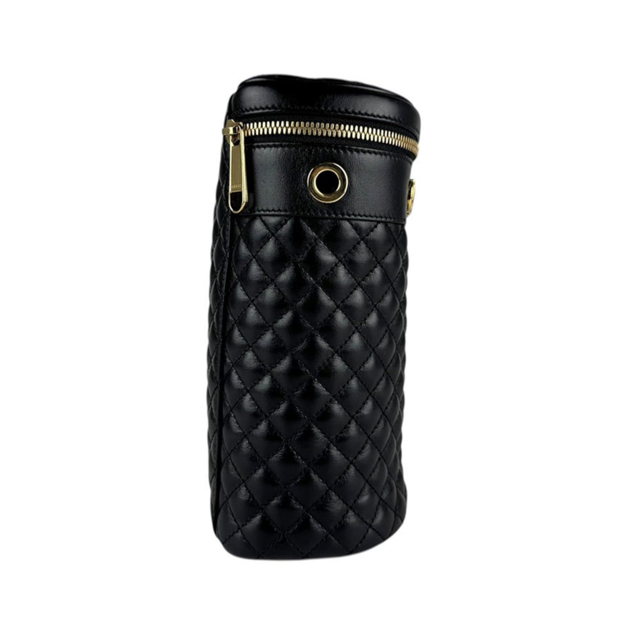 Gucci Gucci Horsebit Zumi Shoulder Bag in Leather/Metal, Black/Gold, Women's, 572298 z8055 Size ONE SIZE - 2 Thumbnail