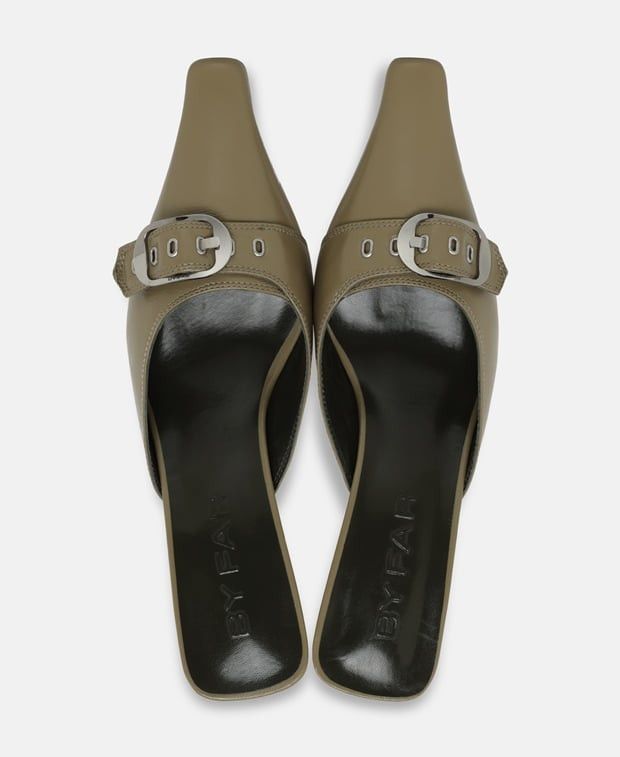 By Far Evelyn Mangrove Mules Size US 11 / IT 41 - 3 Thumbnail