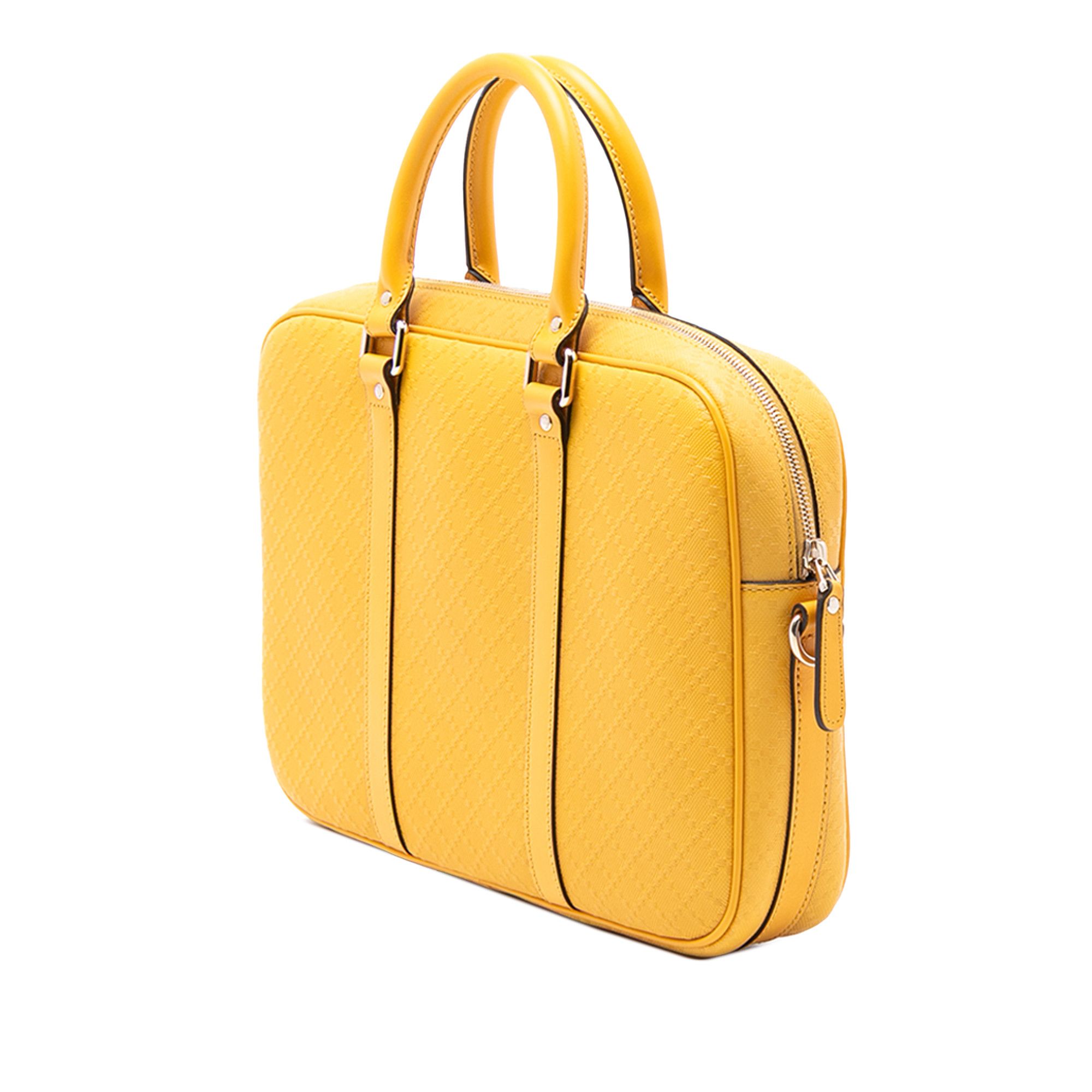 Gucci Gucci Medium Diamante Bright Leather Business Bag Size ONE SIZE - 2 Thumbnail