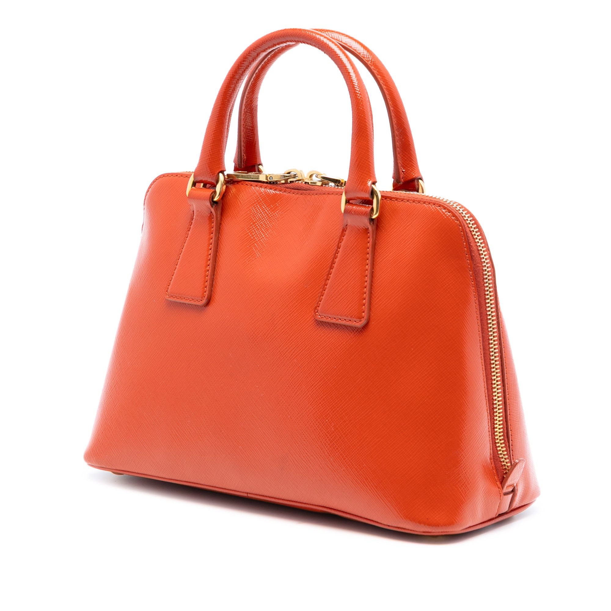Prada Prada Small Saffiano Vernice Promenade Satchel Size ONE SIZE - 2 Thumbnail
