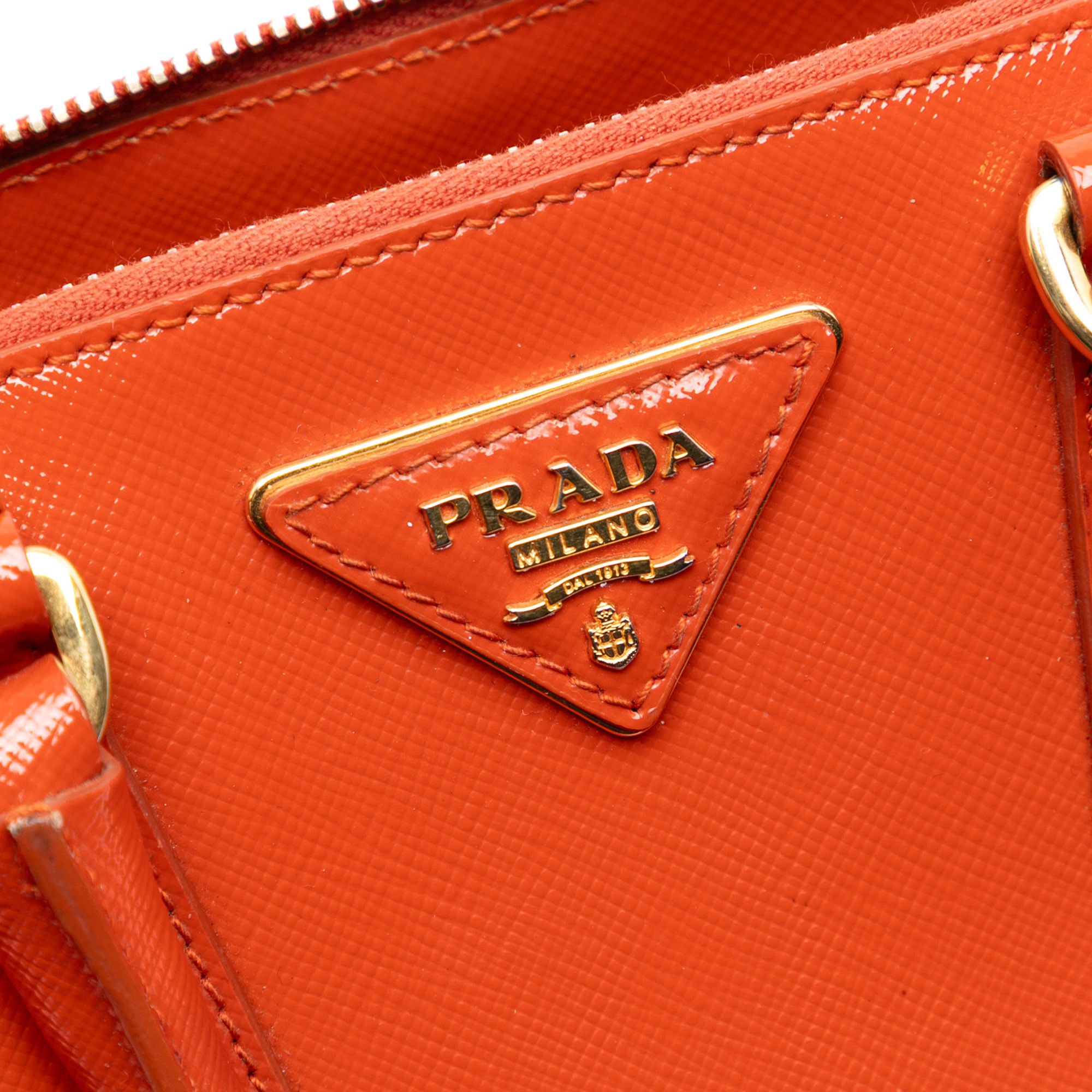 Prada Prada Small Saffiano Vernice Promenade Satchel Size ONE SIZE - 5 Thumbnail