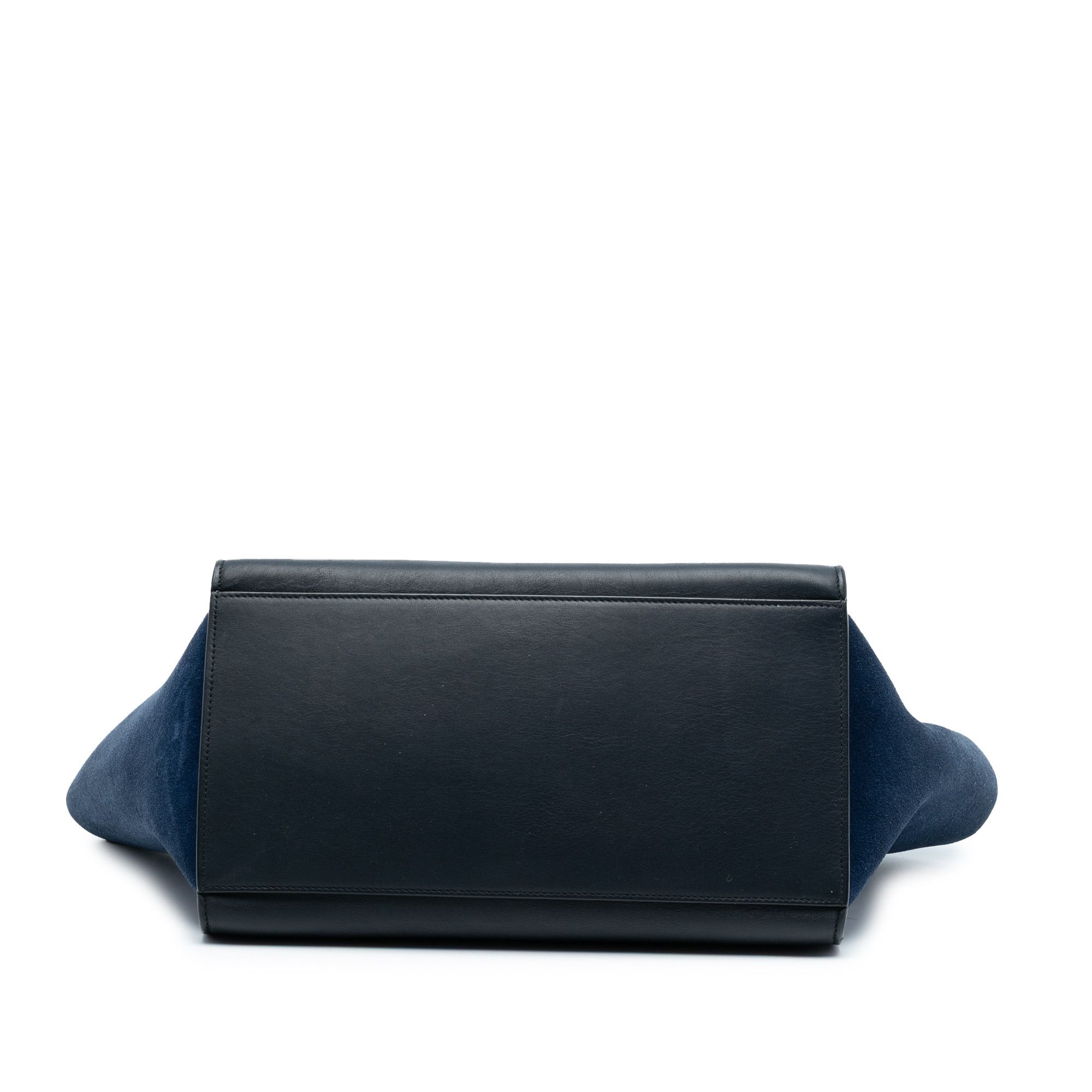 Celine Celine Small Bicolor Calfskin and Suede Trapeze Satchel Size ONE SIZE - 3 Thumbnail