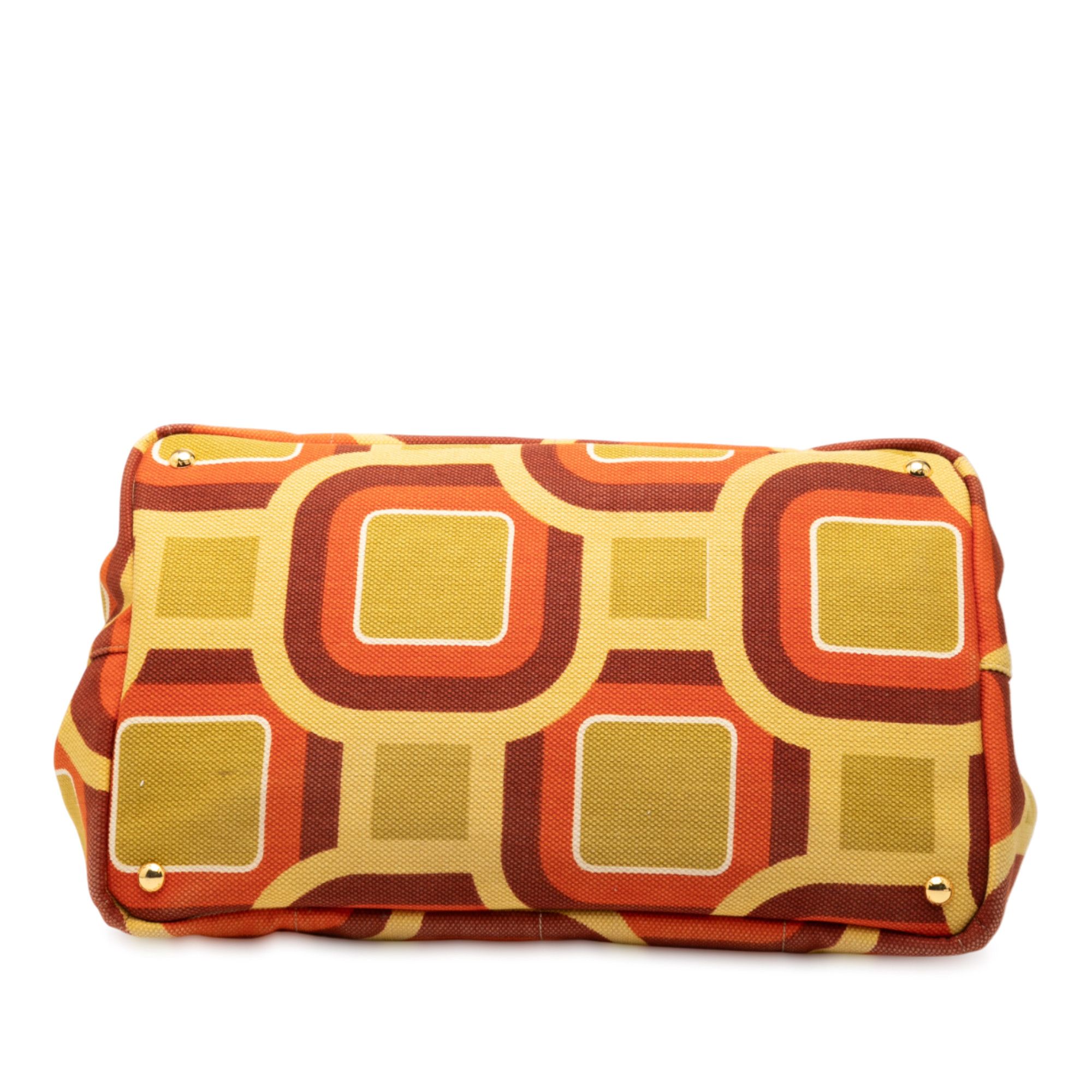 Prada Prada Large Printed Canvas Canapa Soho Satchel Size ONE SIZE - 3 Thumbnail