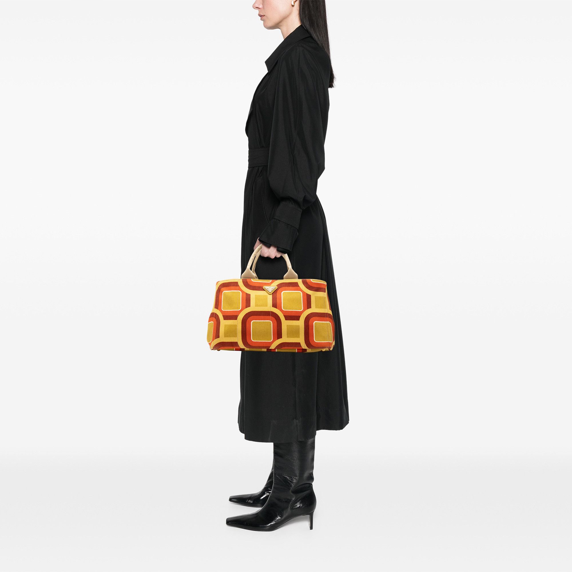 Prada Prada Large Printed Canvas Canapa Soho Satchel Size ONE SIZE - 6 Thumbnail