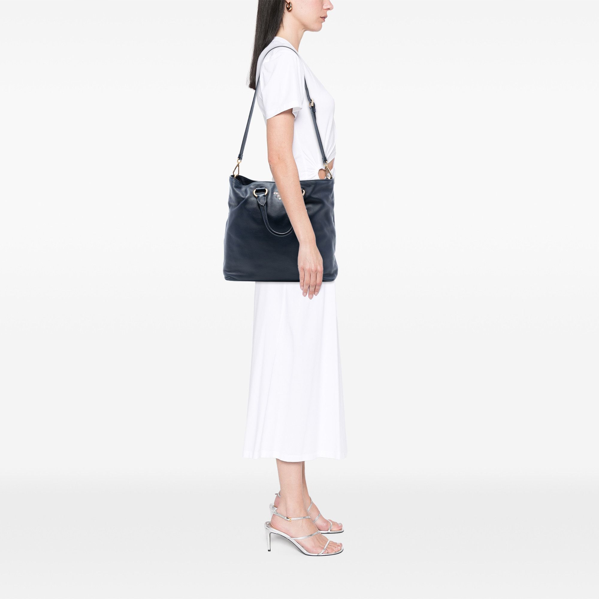 Prada Prada Soft Calf Open Convertible Tote Size ONE SIZE - 6 Thumbnail