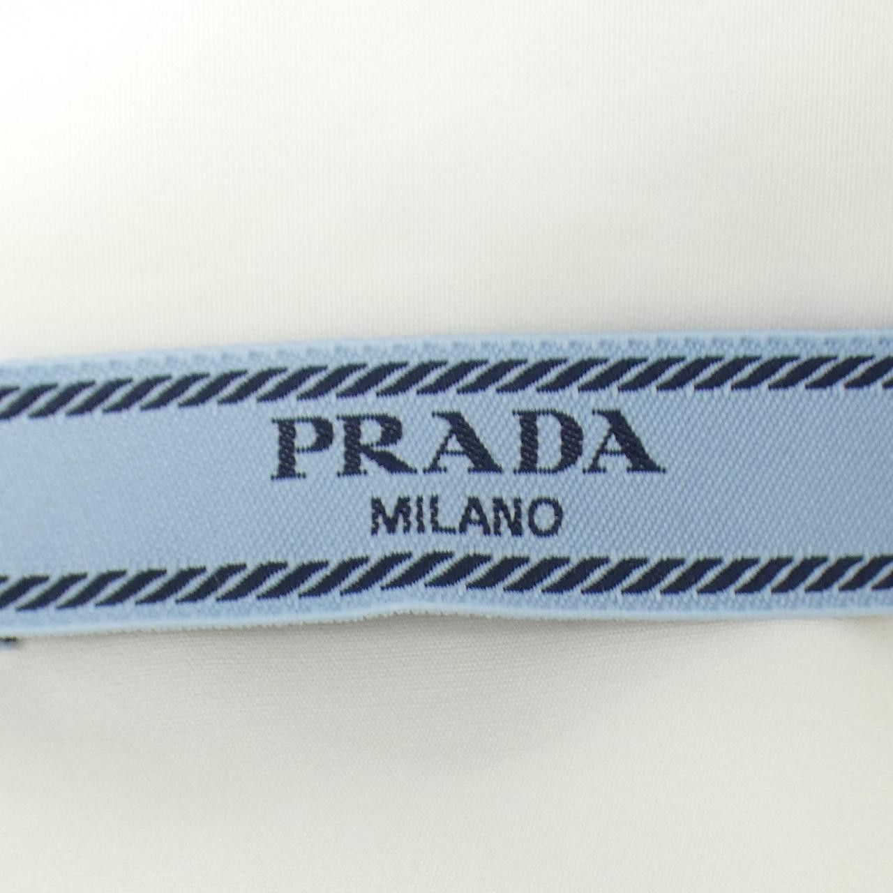 Prada Prada Prada Shirt Cotton Dress Shirt P439GR S231 1227 DUTY FREE for USA Size ONE SIZE - 4 Thumbnail