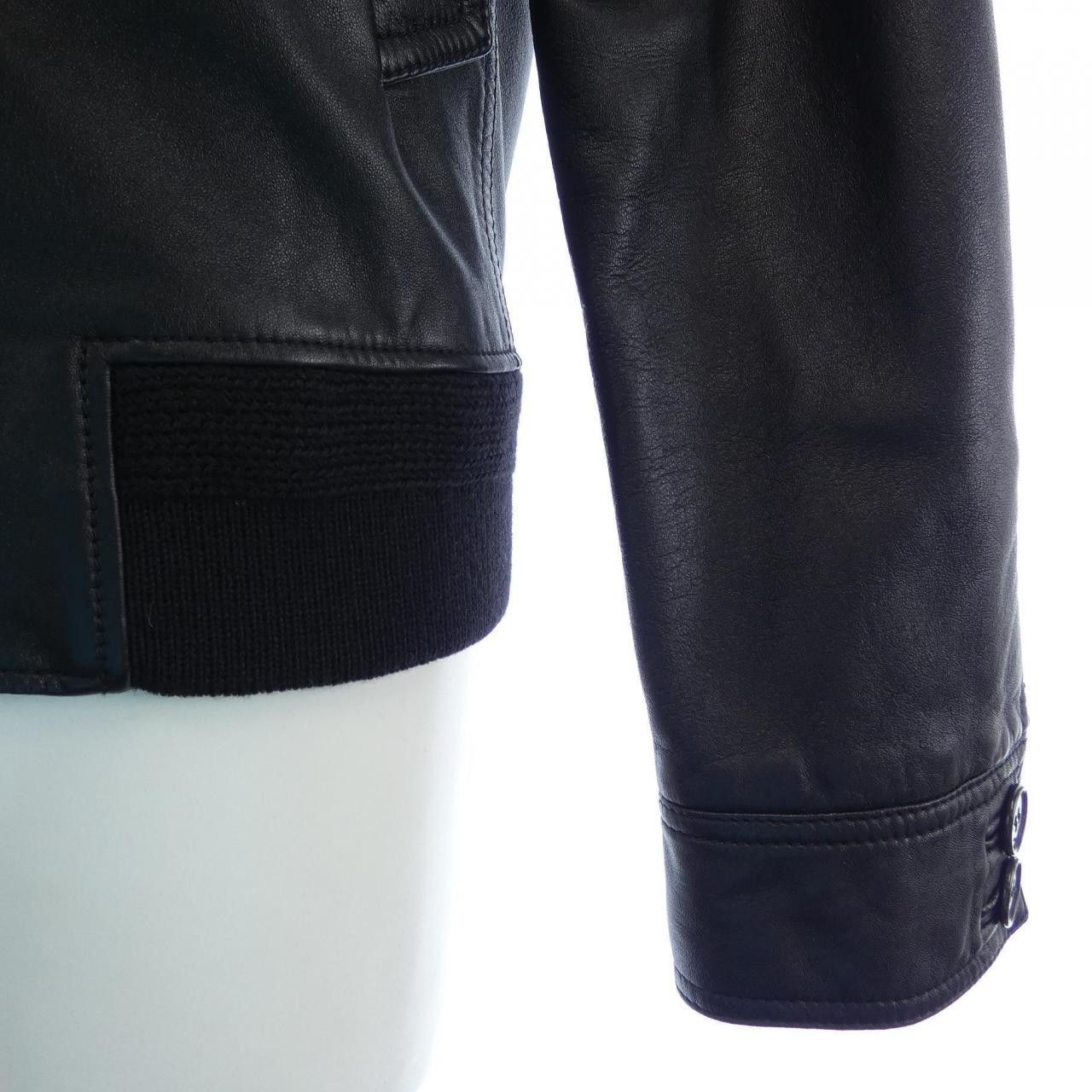 Yves Saint Laurent Yves Saint Laurent Saint Laurent 607790 YC2OC Leather Jacket Leather Outerwear 607790 YC2OC DUTY FREE for USA Size ONE SIZE - 7 Thumbnail