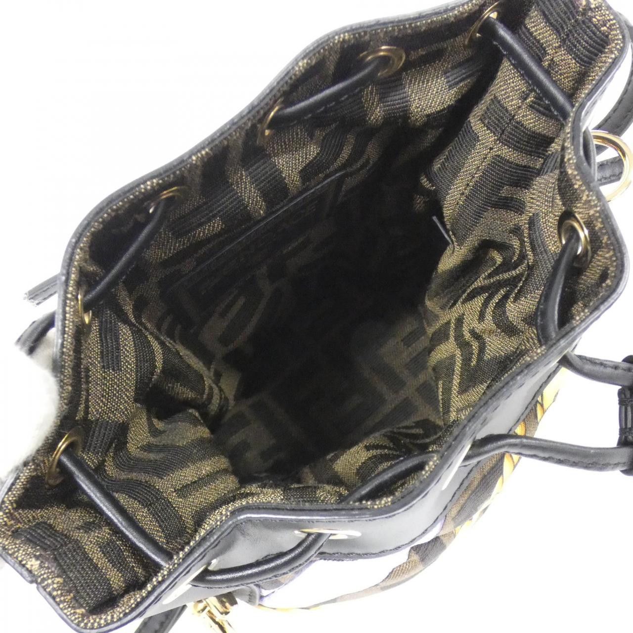Fendi Fendi Fendi Mini Mon Tresor Nylon Shoulder Bag Others Shoulder Bag 8BS010 AKBA DUTY FREE for USA Size ONE SIZE - 7 Thumbnail